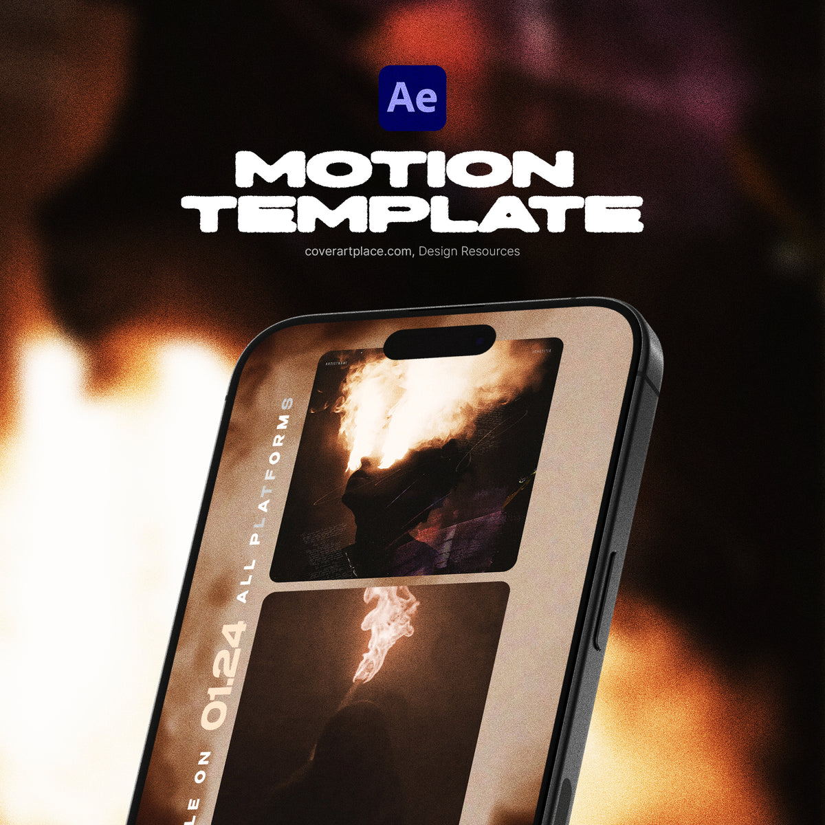 After Effects Animated Cover for Singles & EP Releases