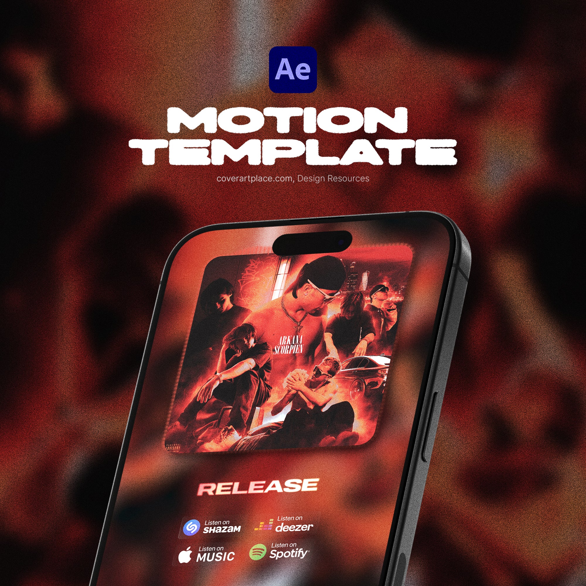 After Effects Animated Cover Template