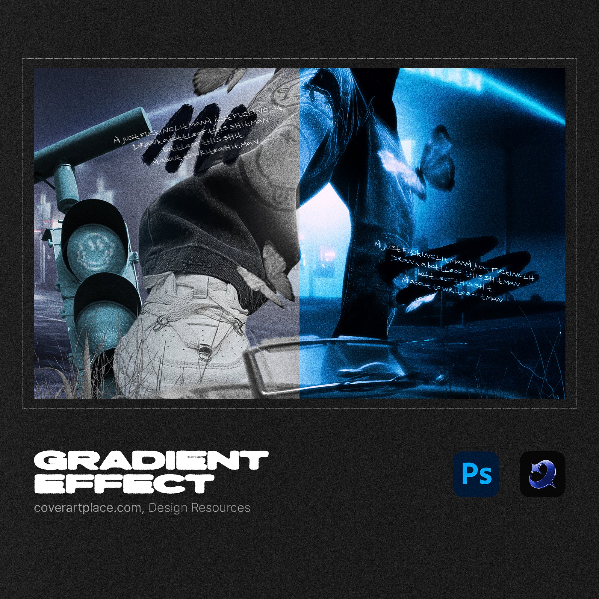 45 Gradient Effect
