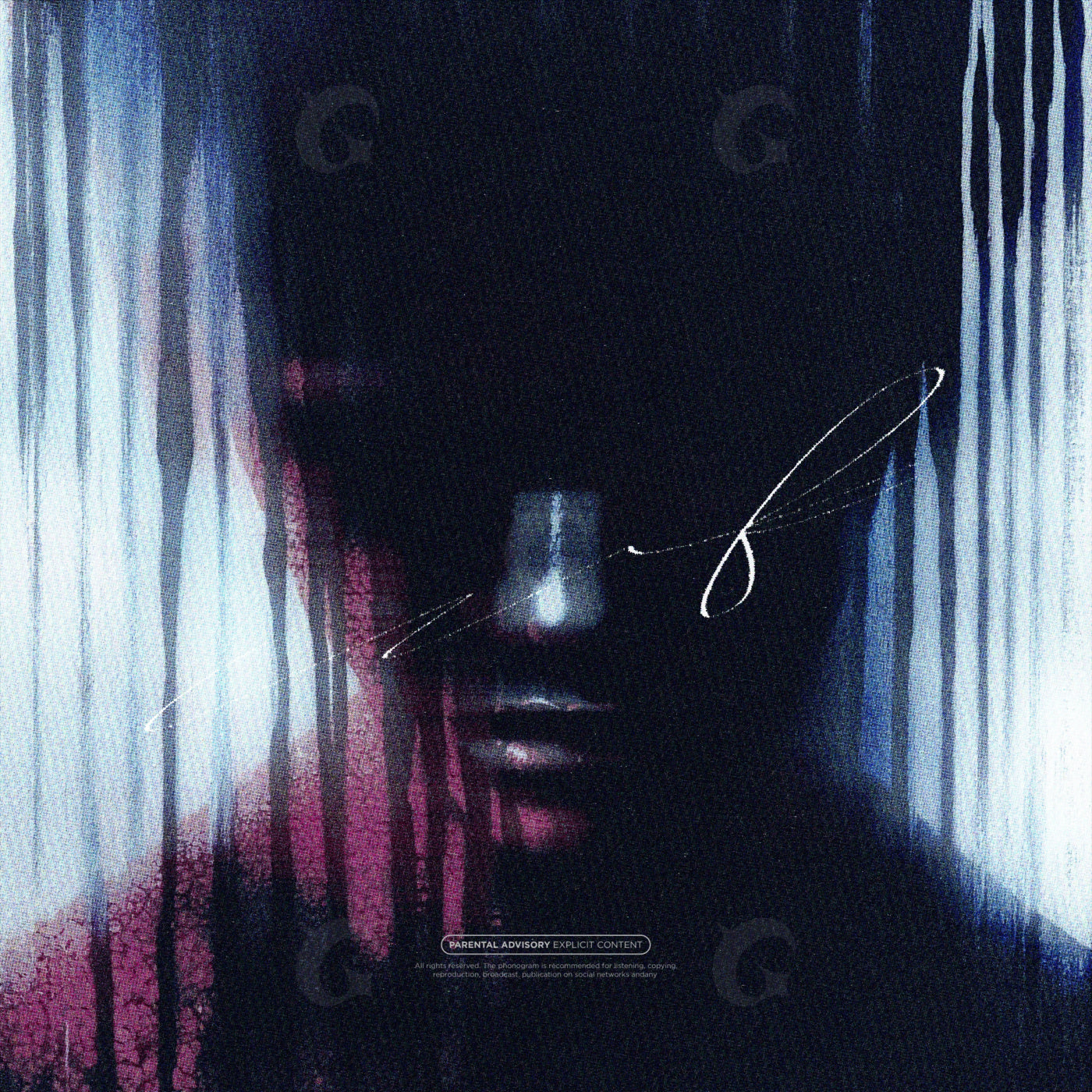 Hidden between curtains