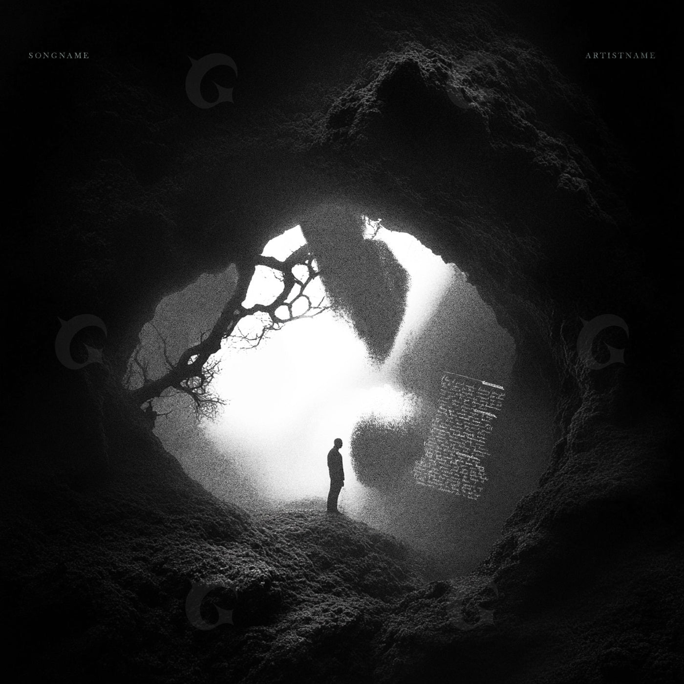 Alone beneath hollow