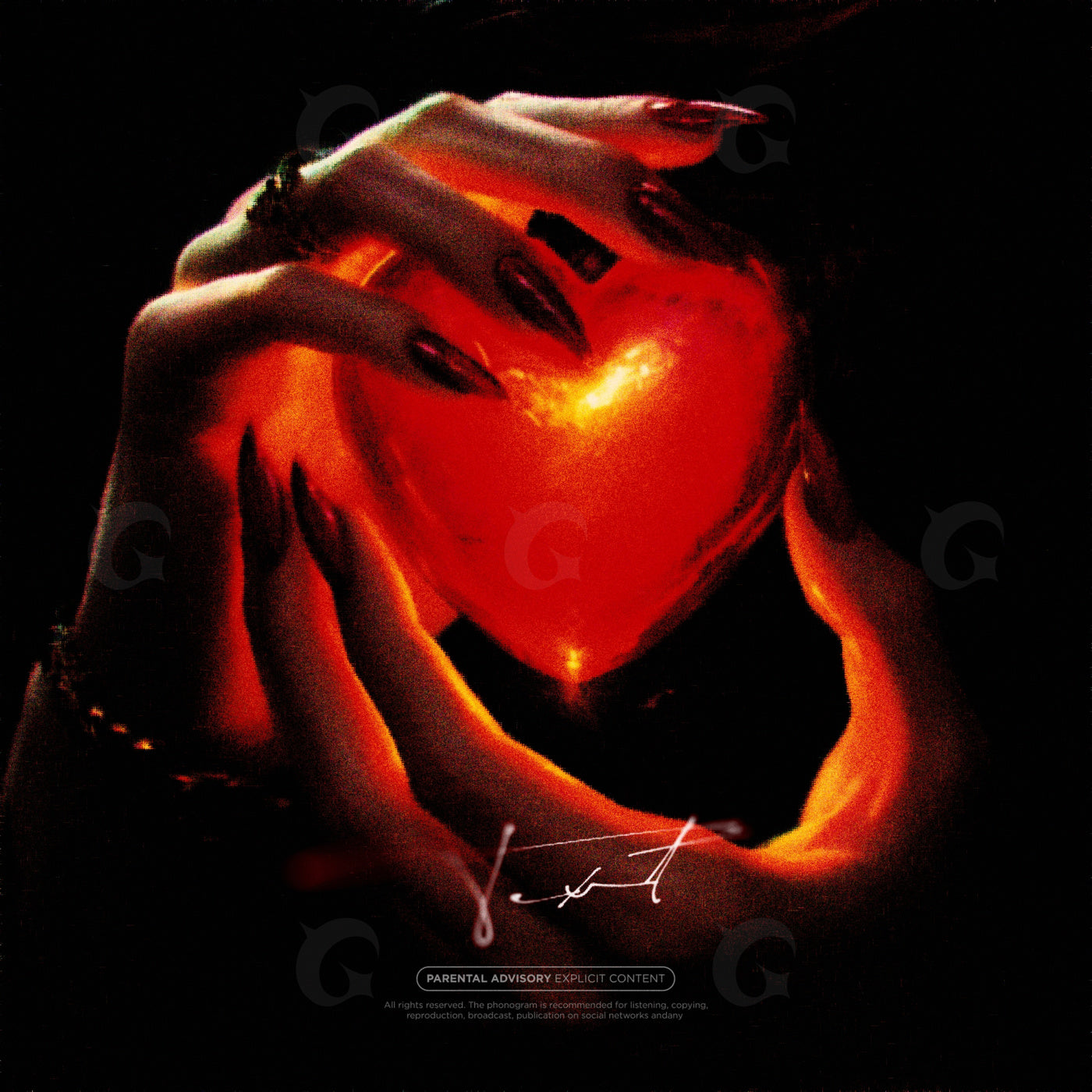 Hands cradling heart