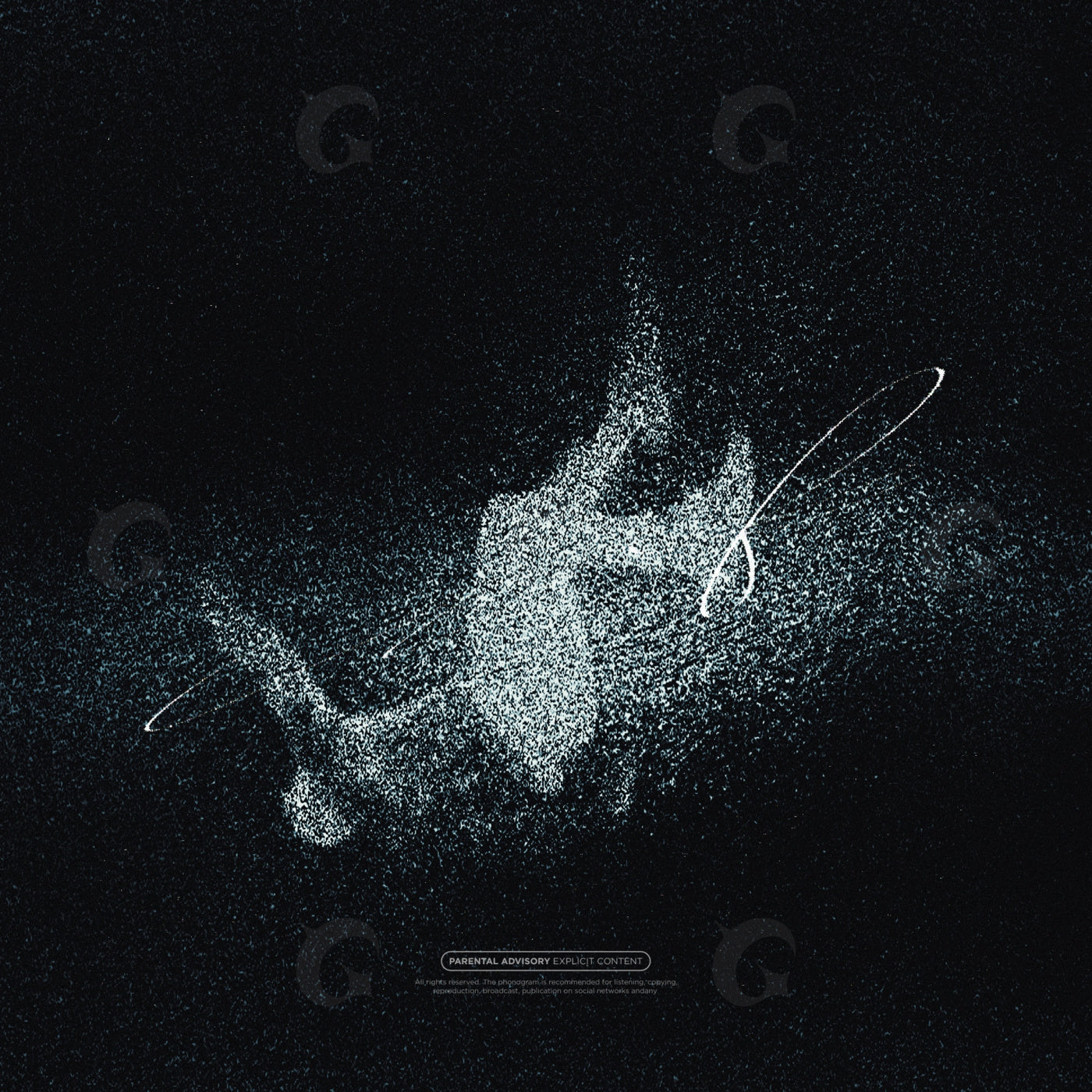 Starlit particle swirl