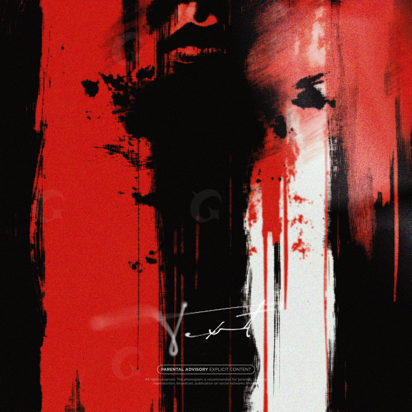 Face behind drips