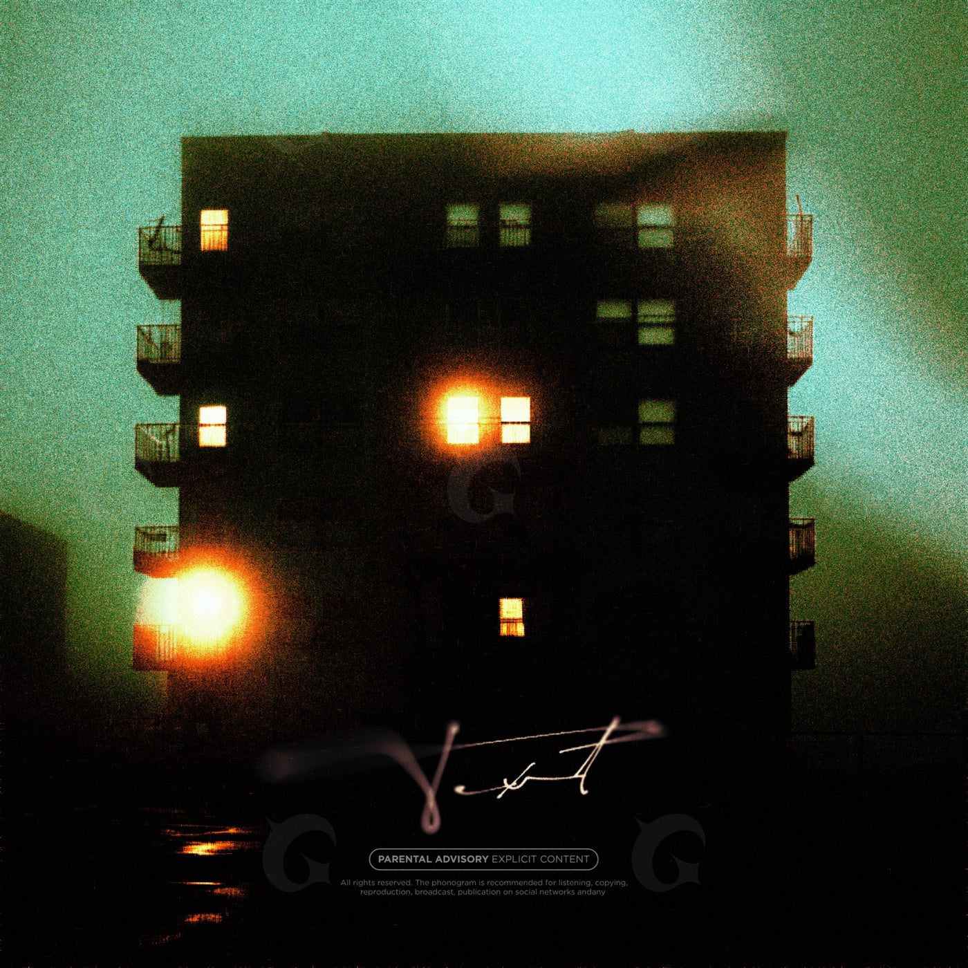 Nightlight apartment block