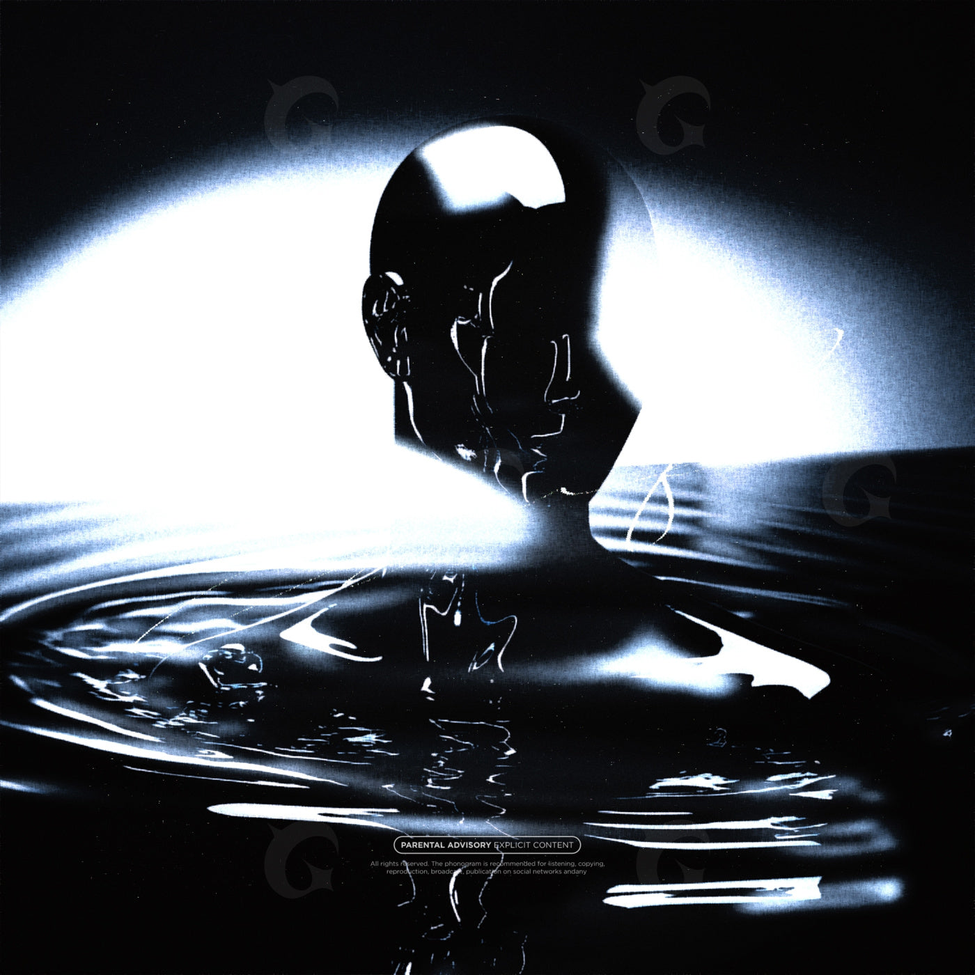 Mannequin emerging sea