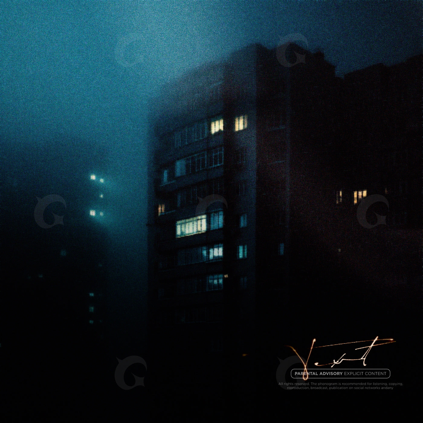 Midnight apartment lights