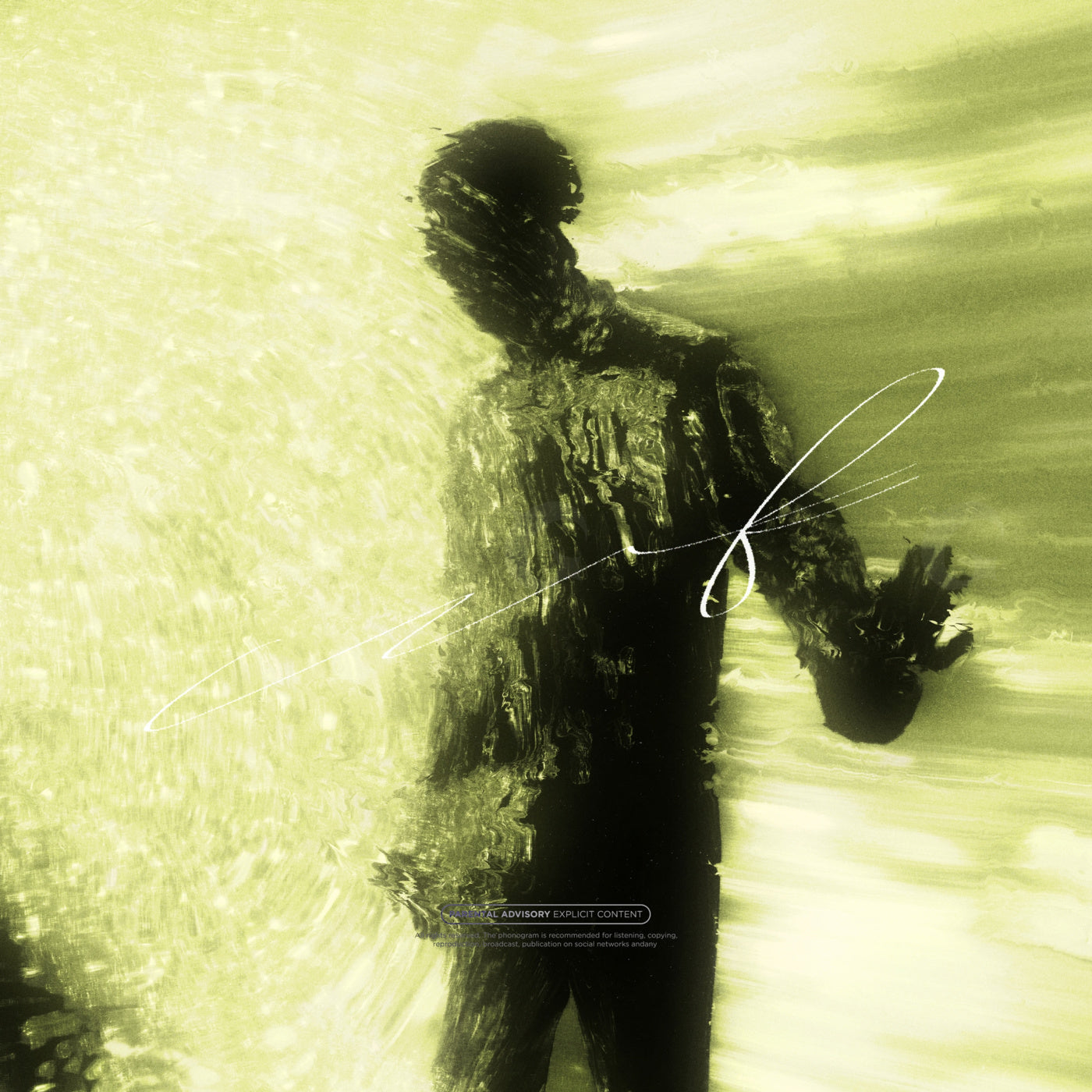 Silhouette reaching light