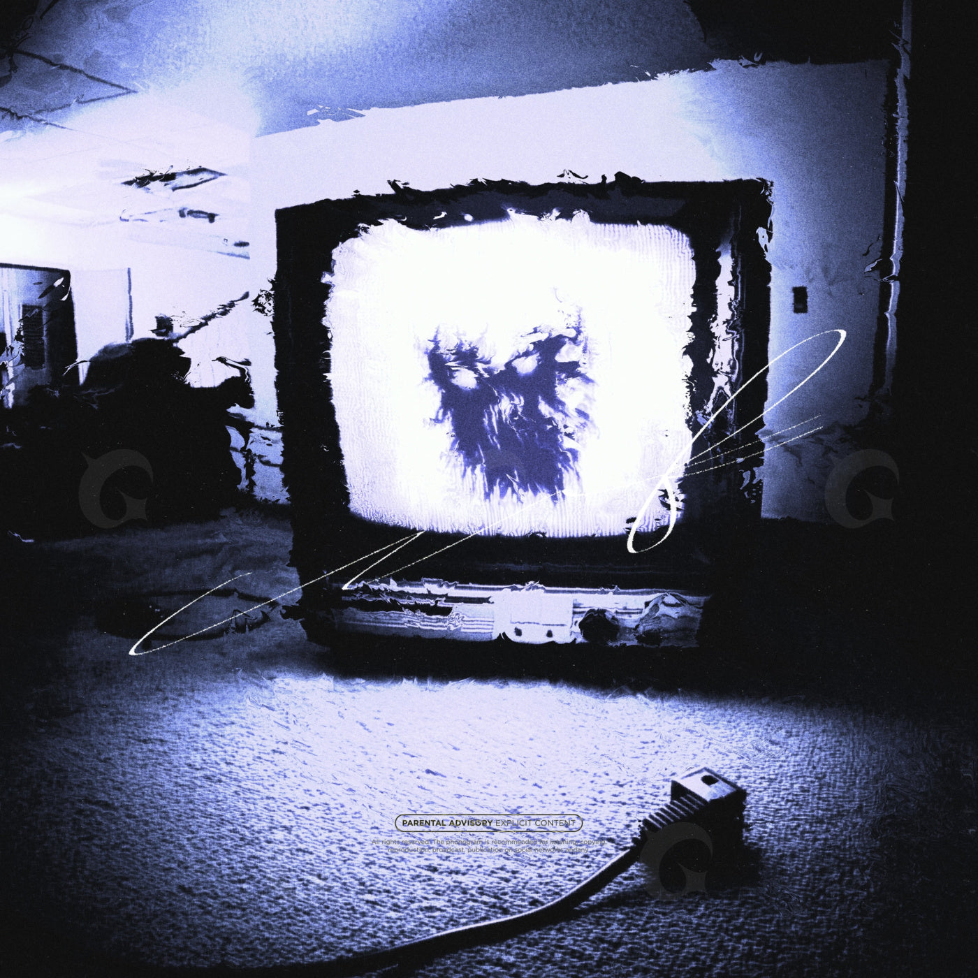 Haunted television static
