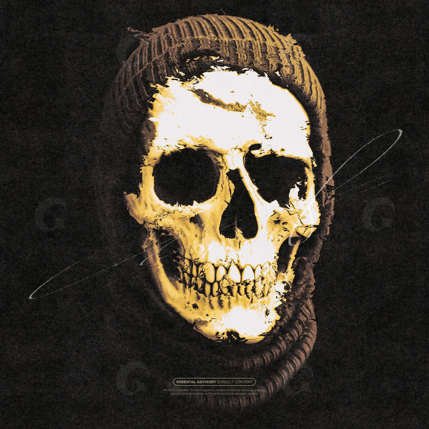 Skull in winter