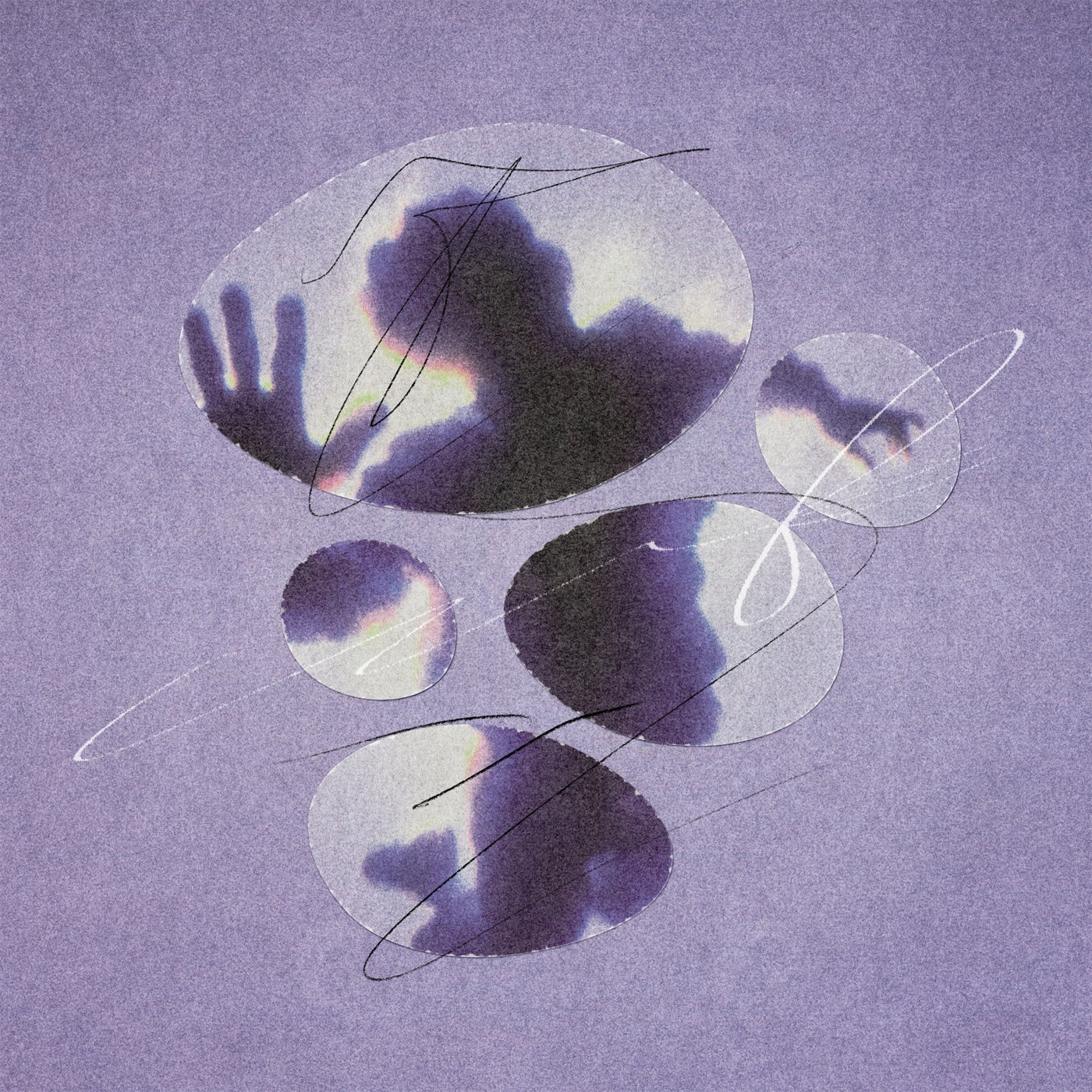 Shadowed hand silhouettes