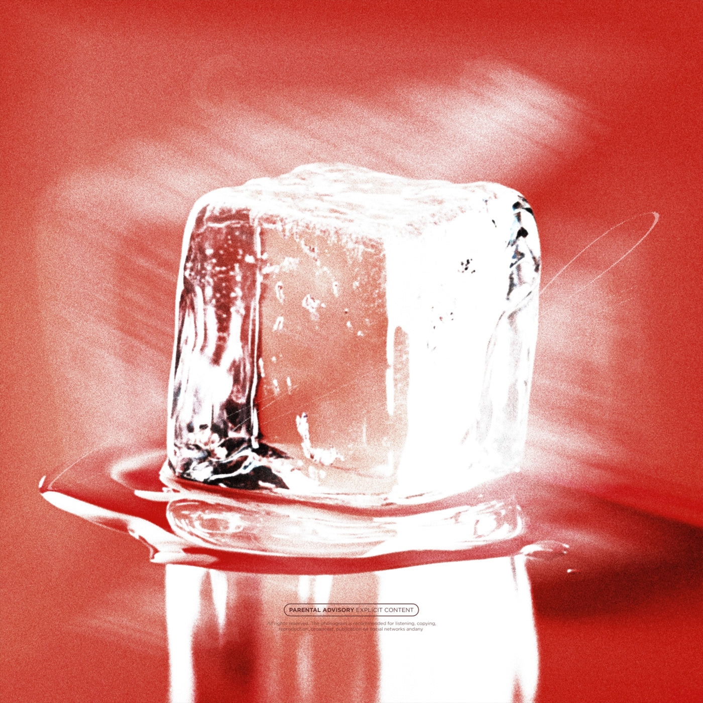 Melting ice cube