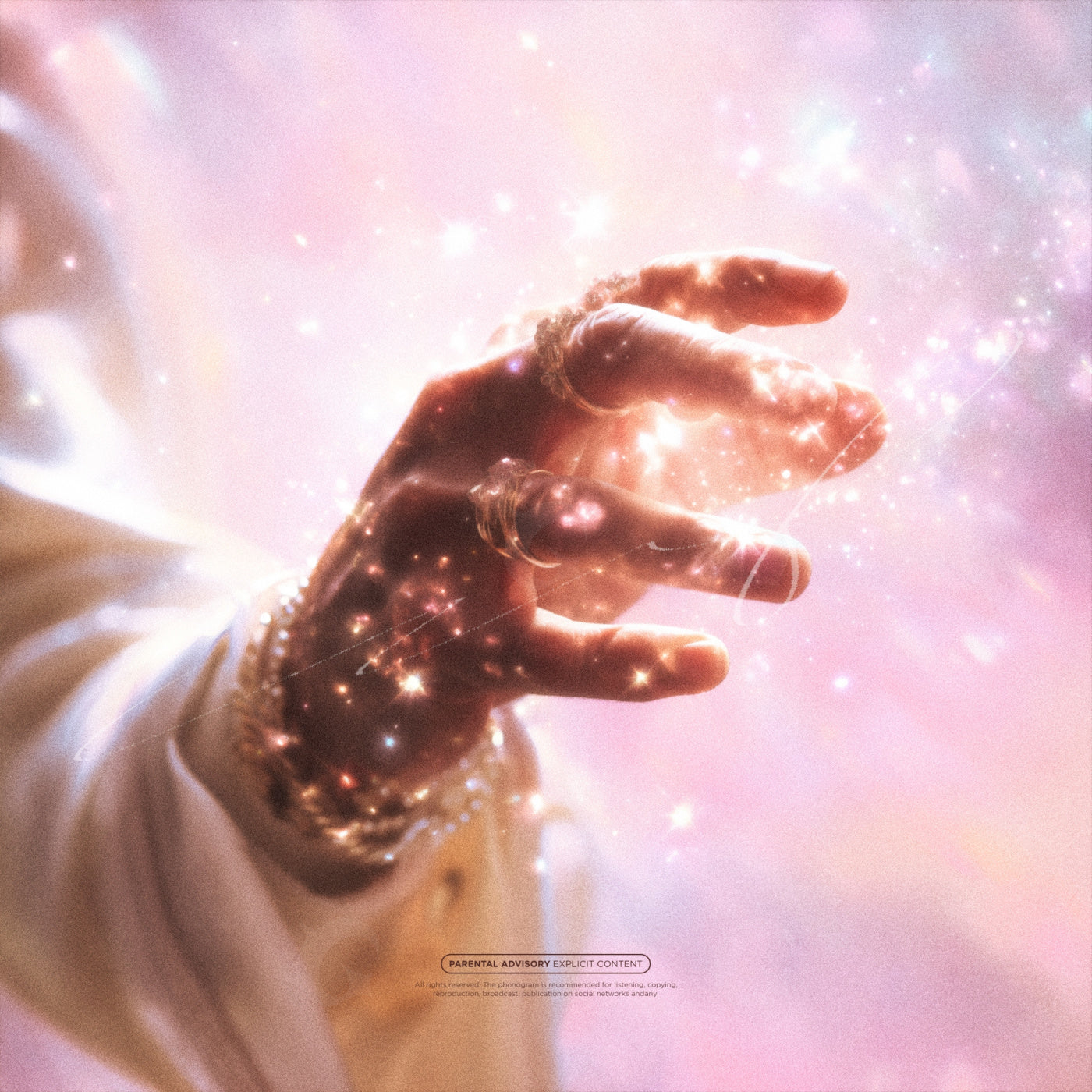 Hand reaching stars