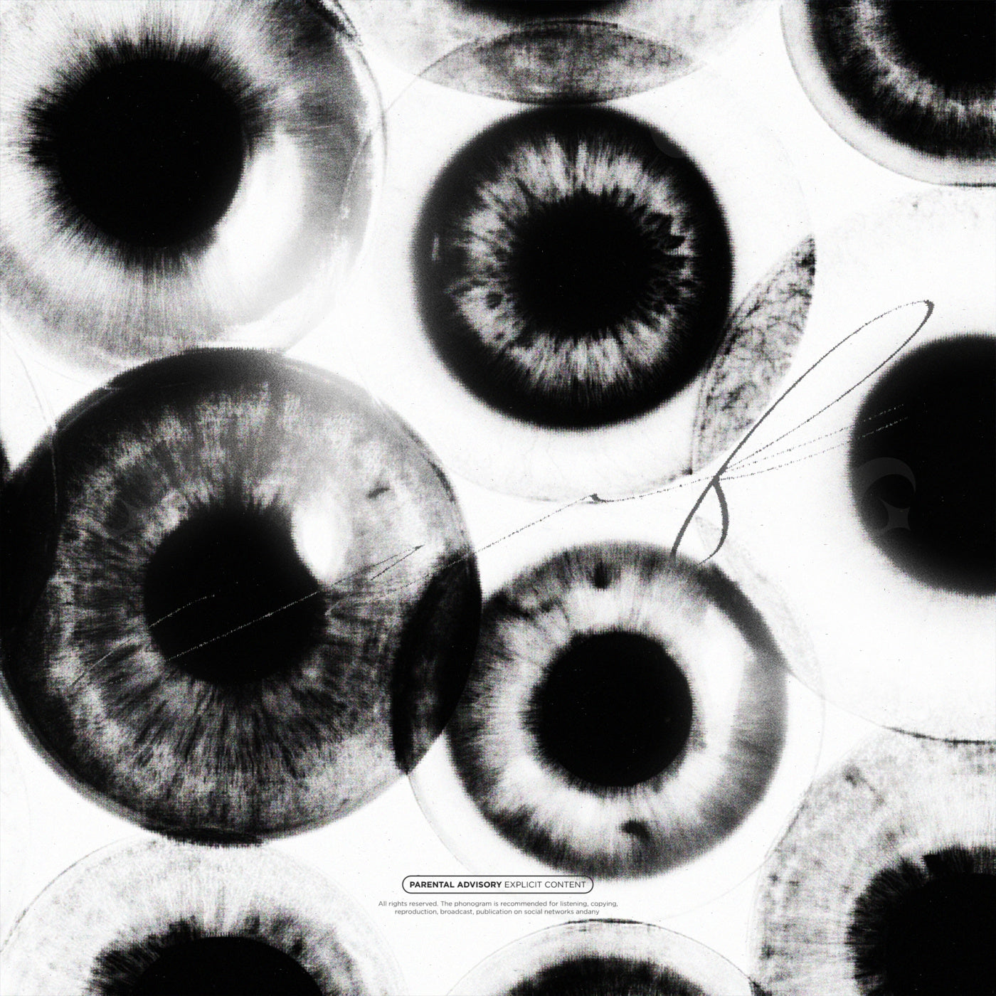 Floating iris circles