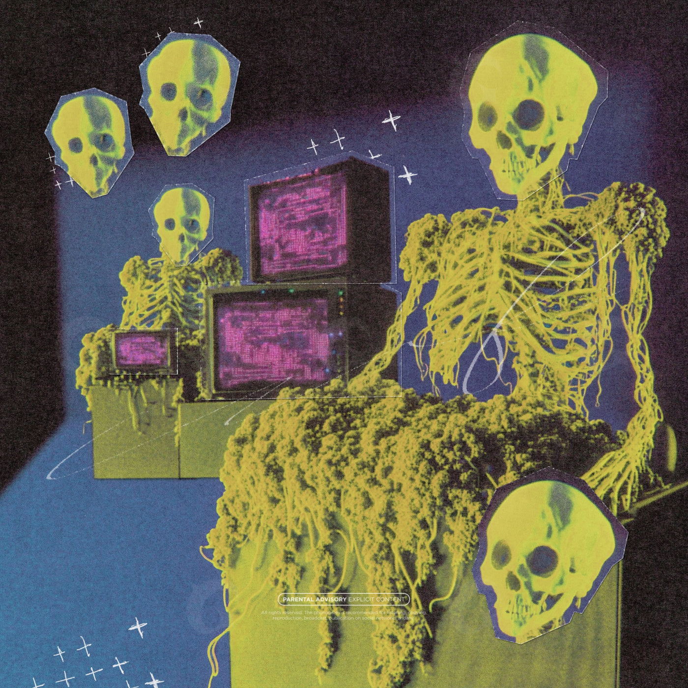 Electronic skeleton garden