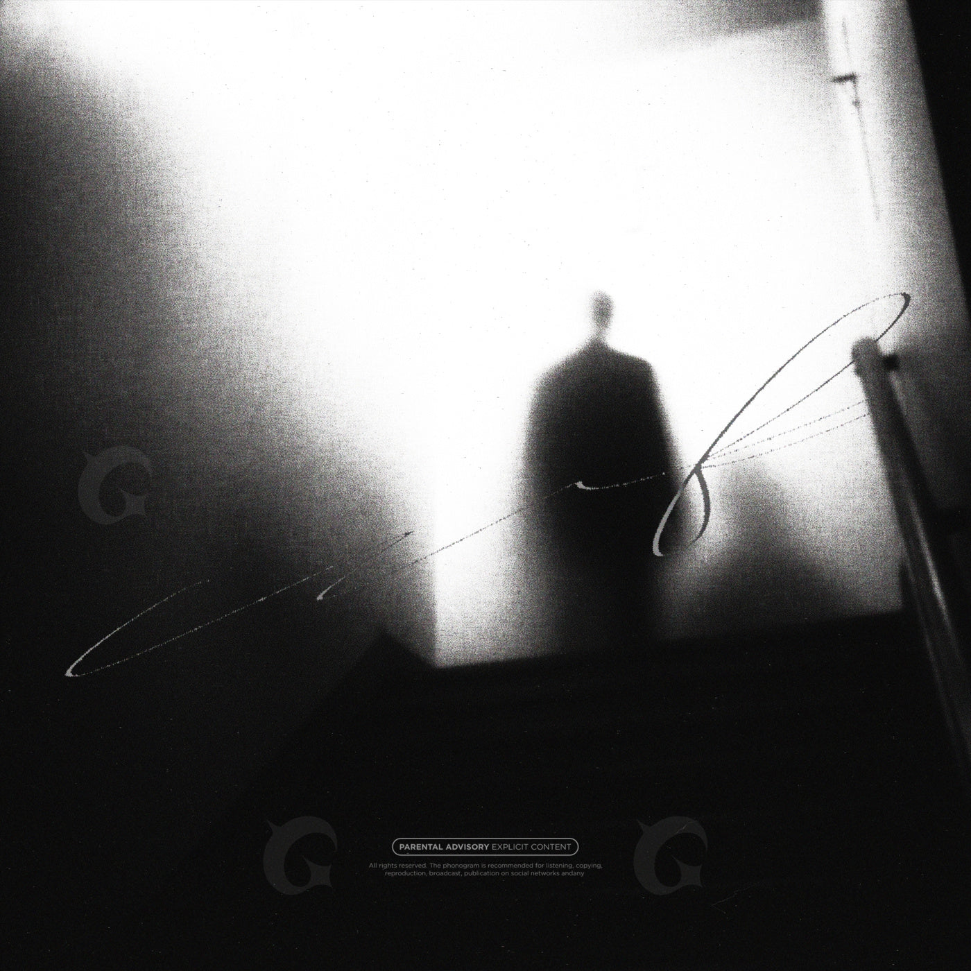 Shadowed staircase silhouette