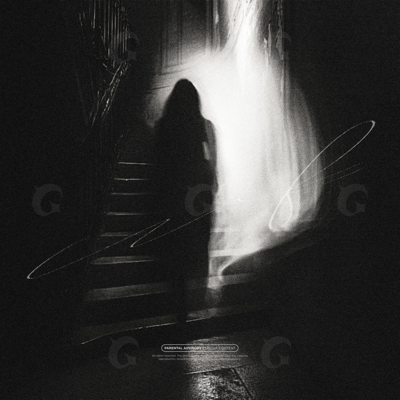 Shadowed staircase passage