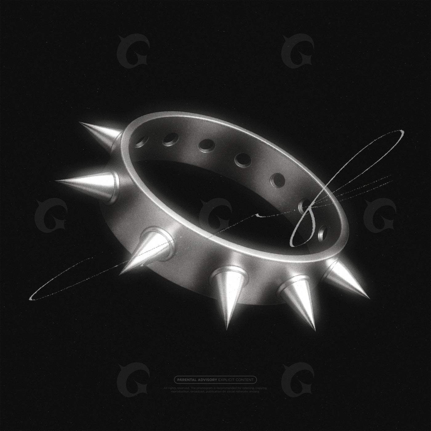 Spiked metal bracelet