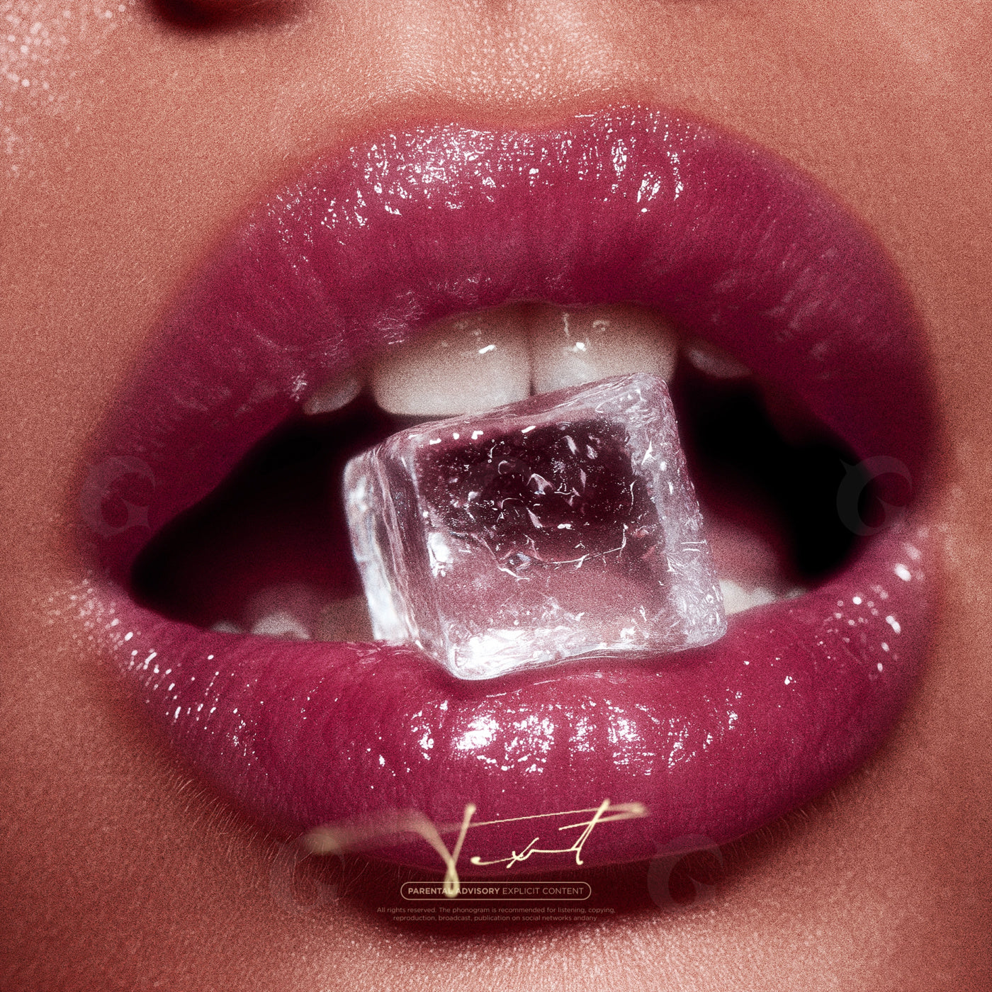 Ice cube bite
