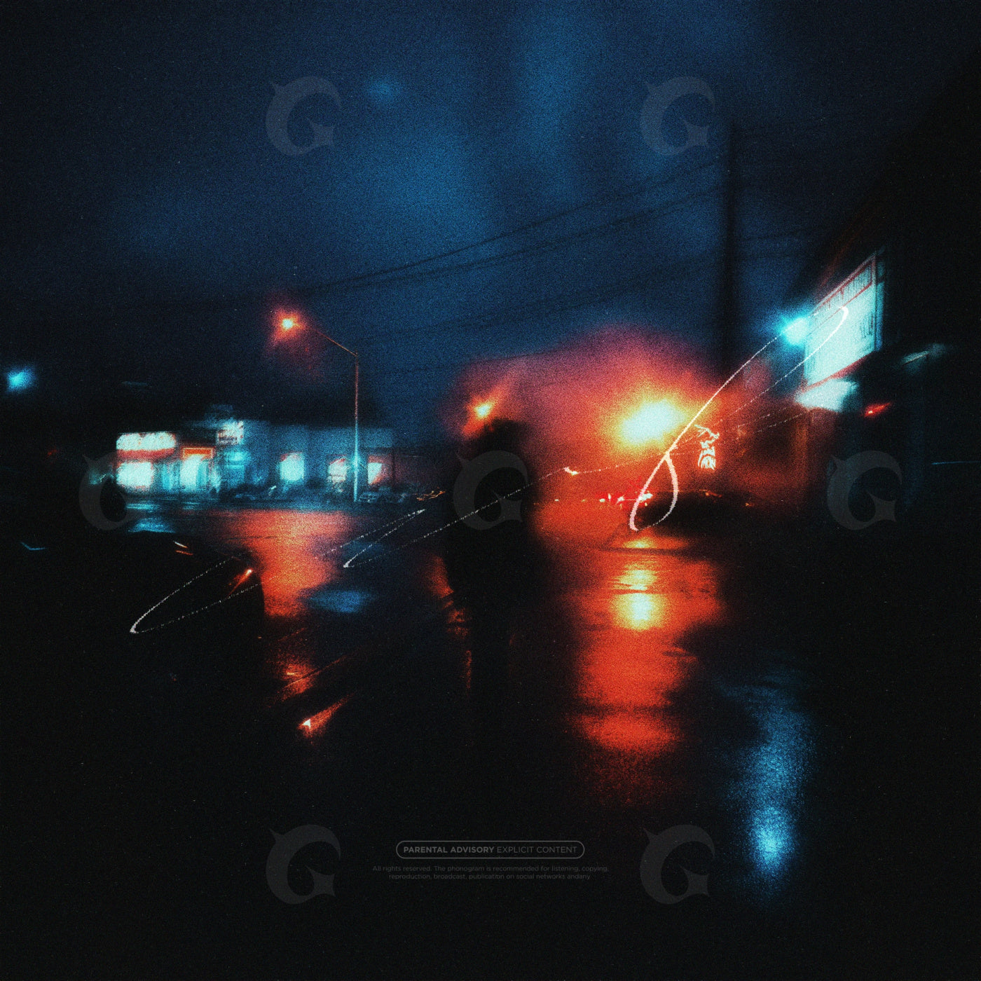 Midnight rain streets