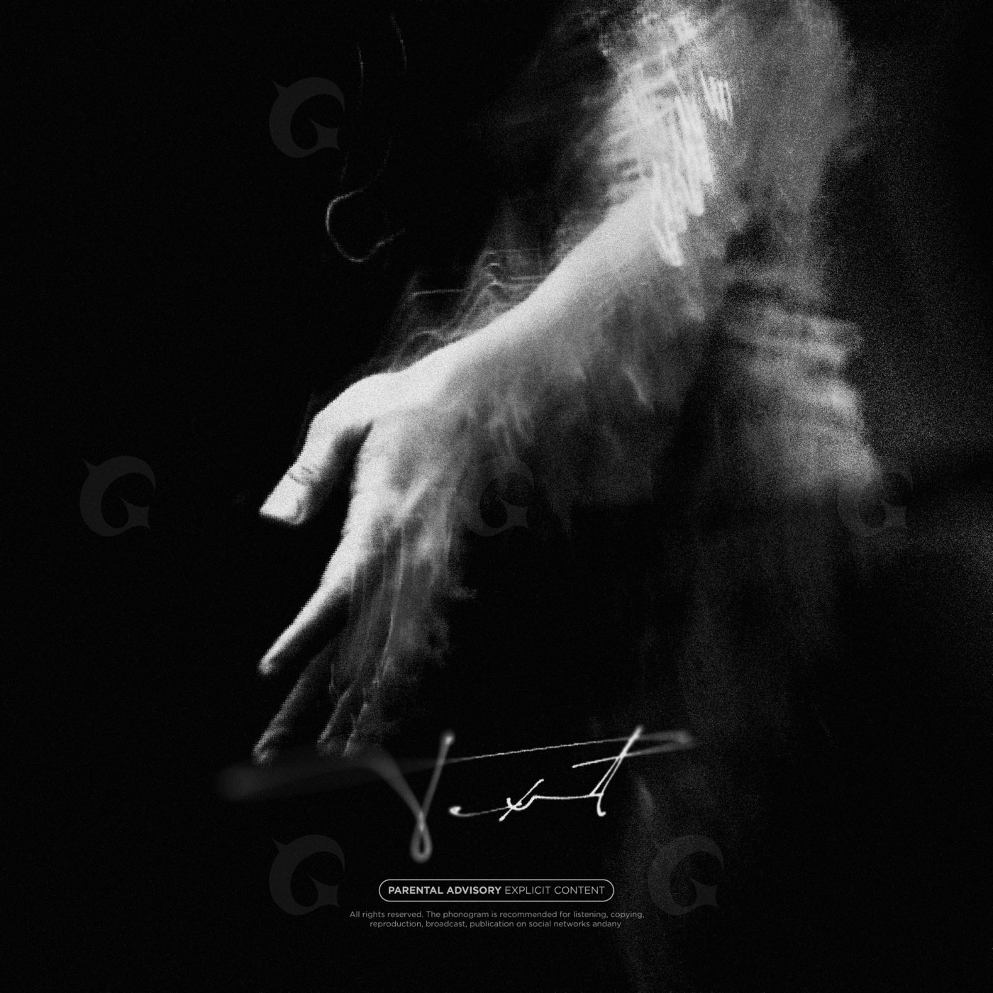 Ghostly hand gesture