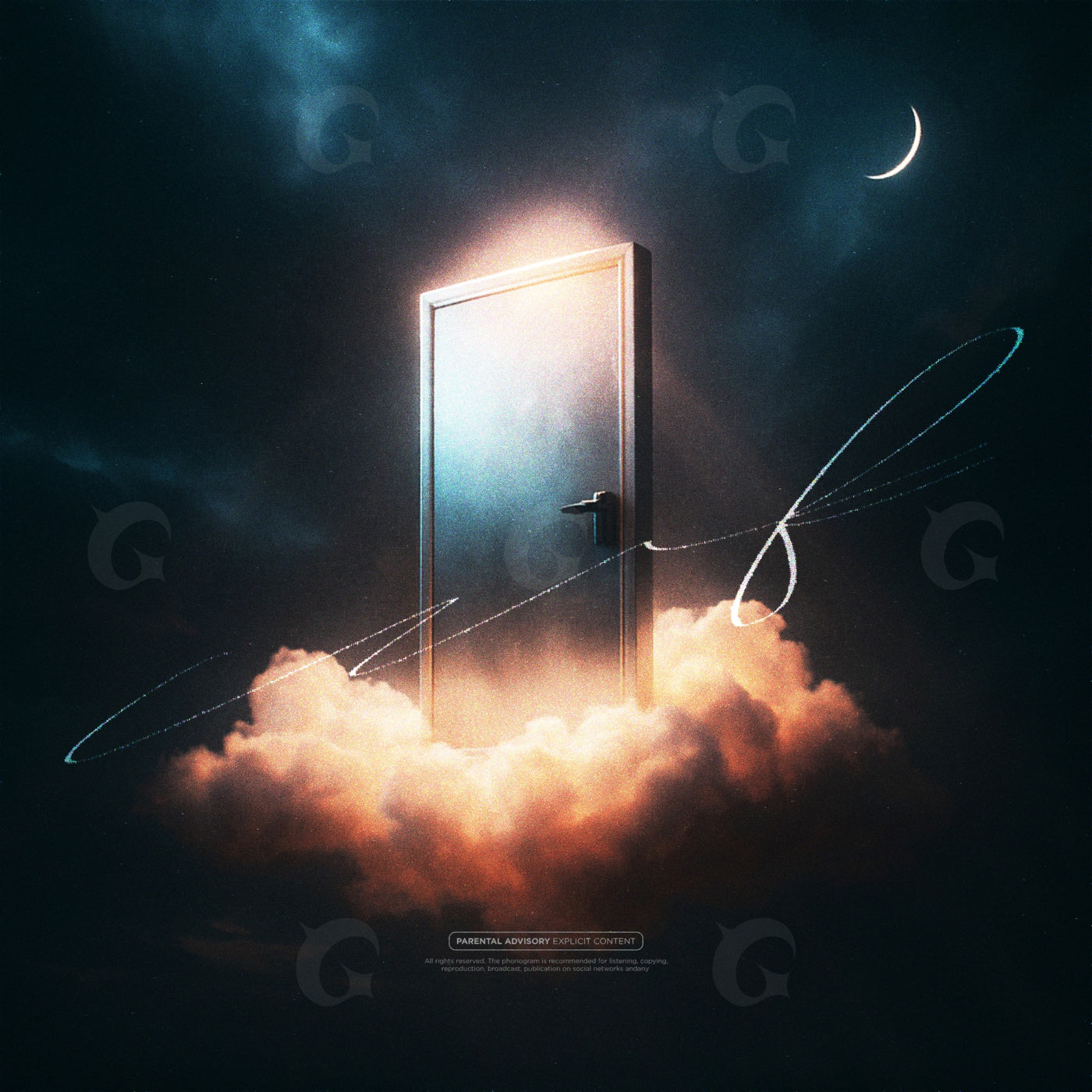 Doorway above clouds