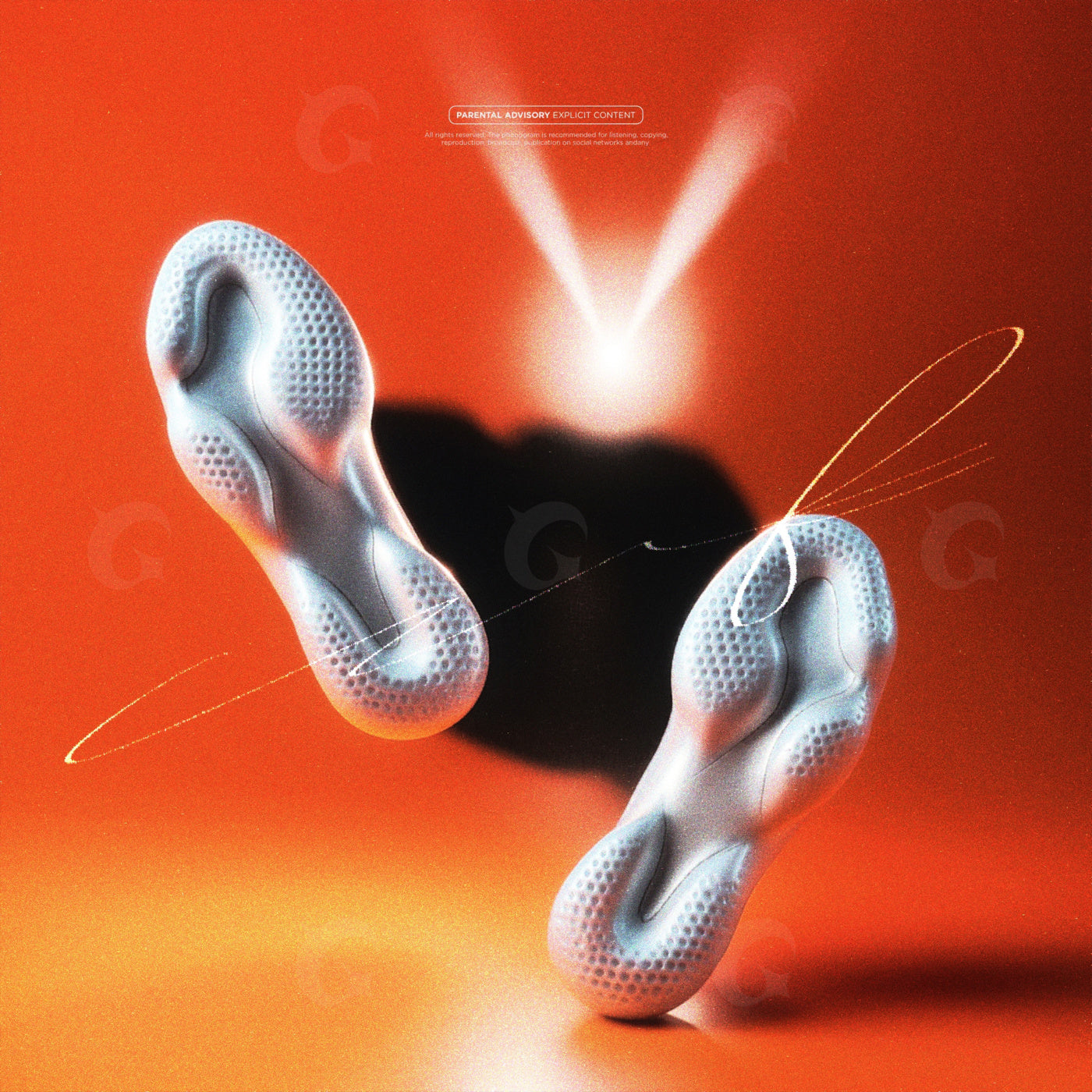 Floating sneaker soles