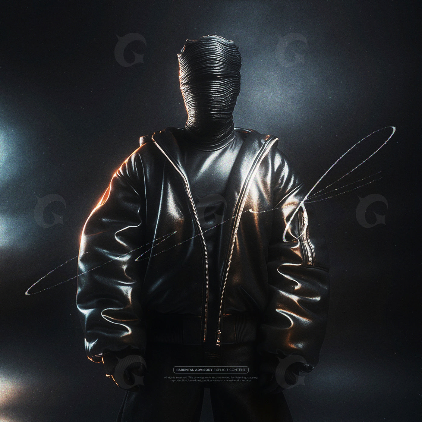 Masked leather stranger