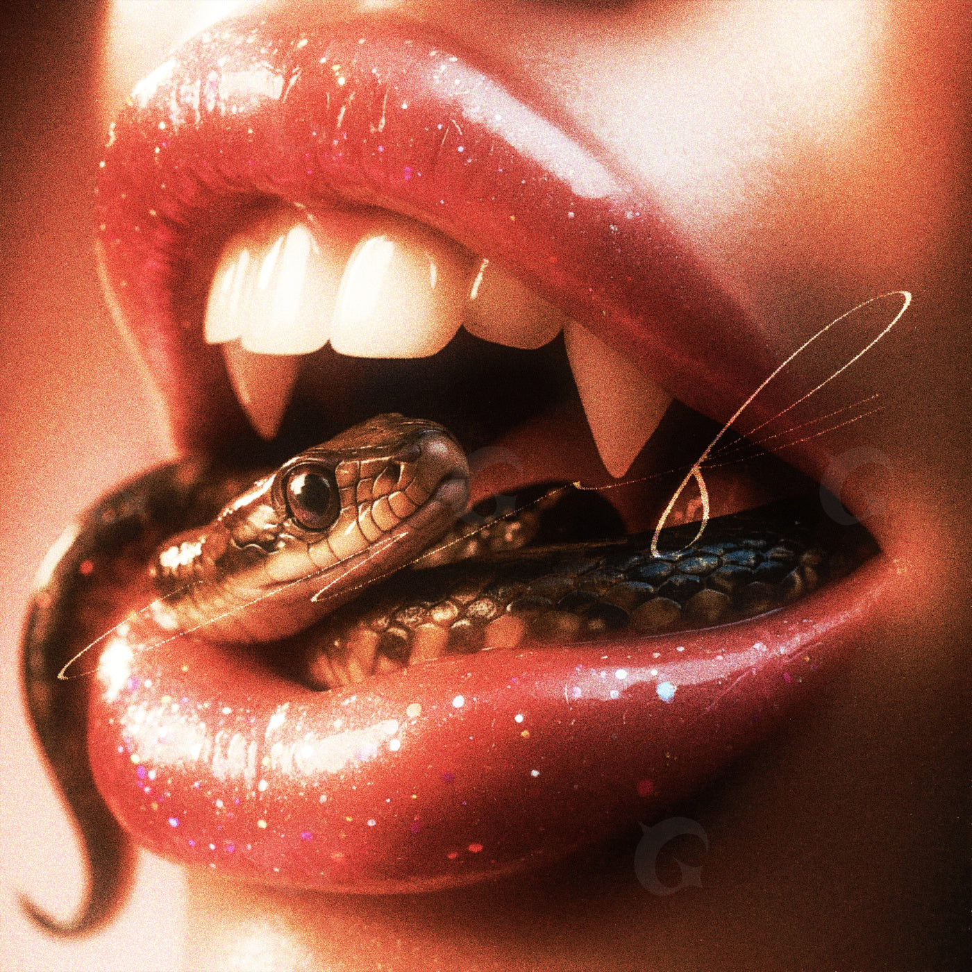 Venomous kiss embrace