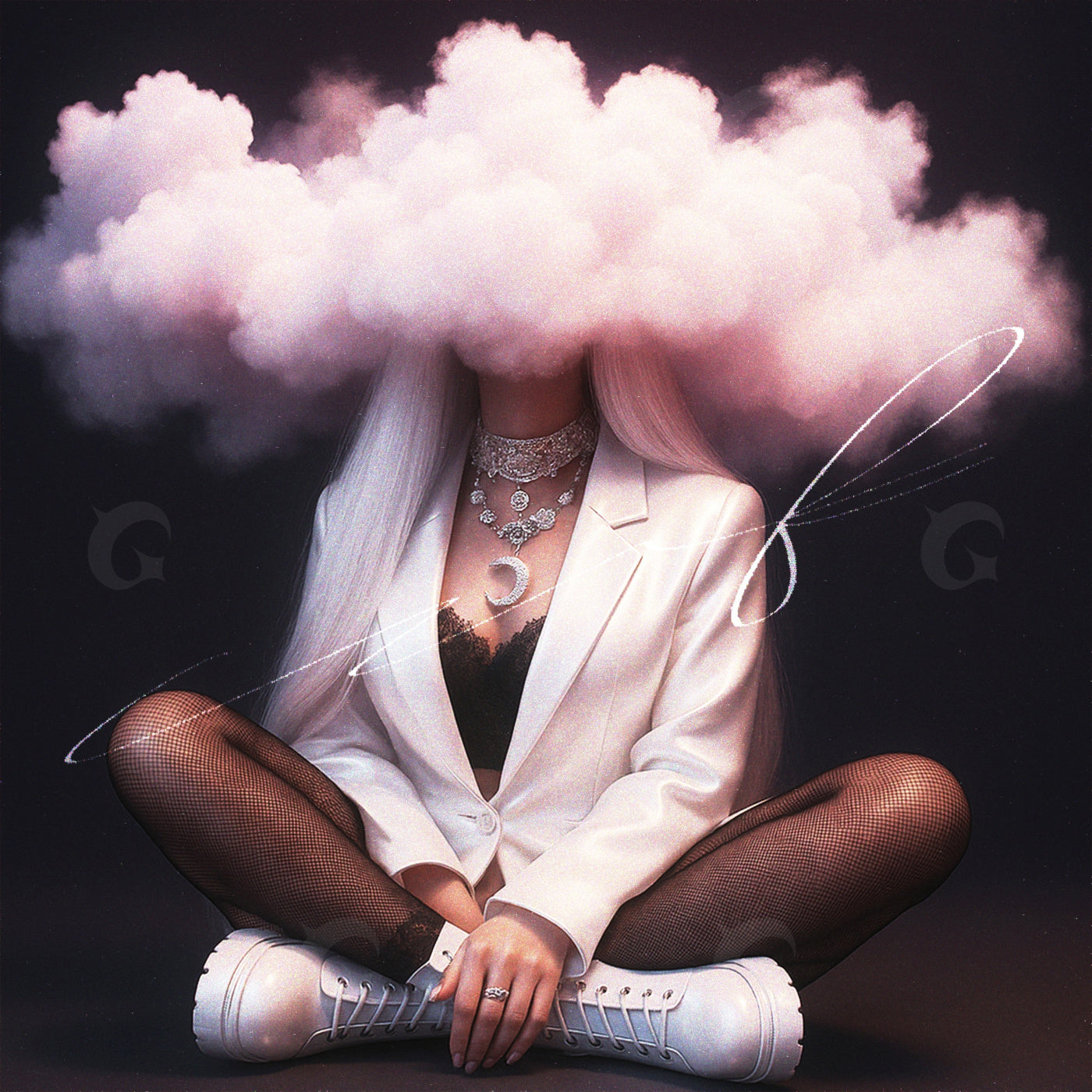 Cloud crowned woman