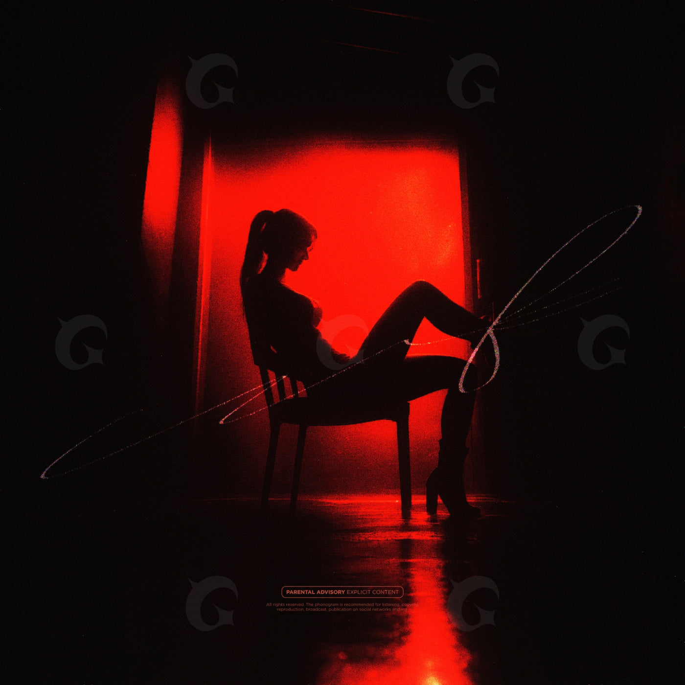 Silhouette on chair