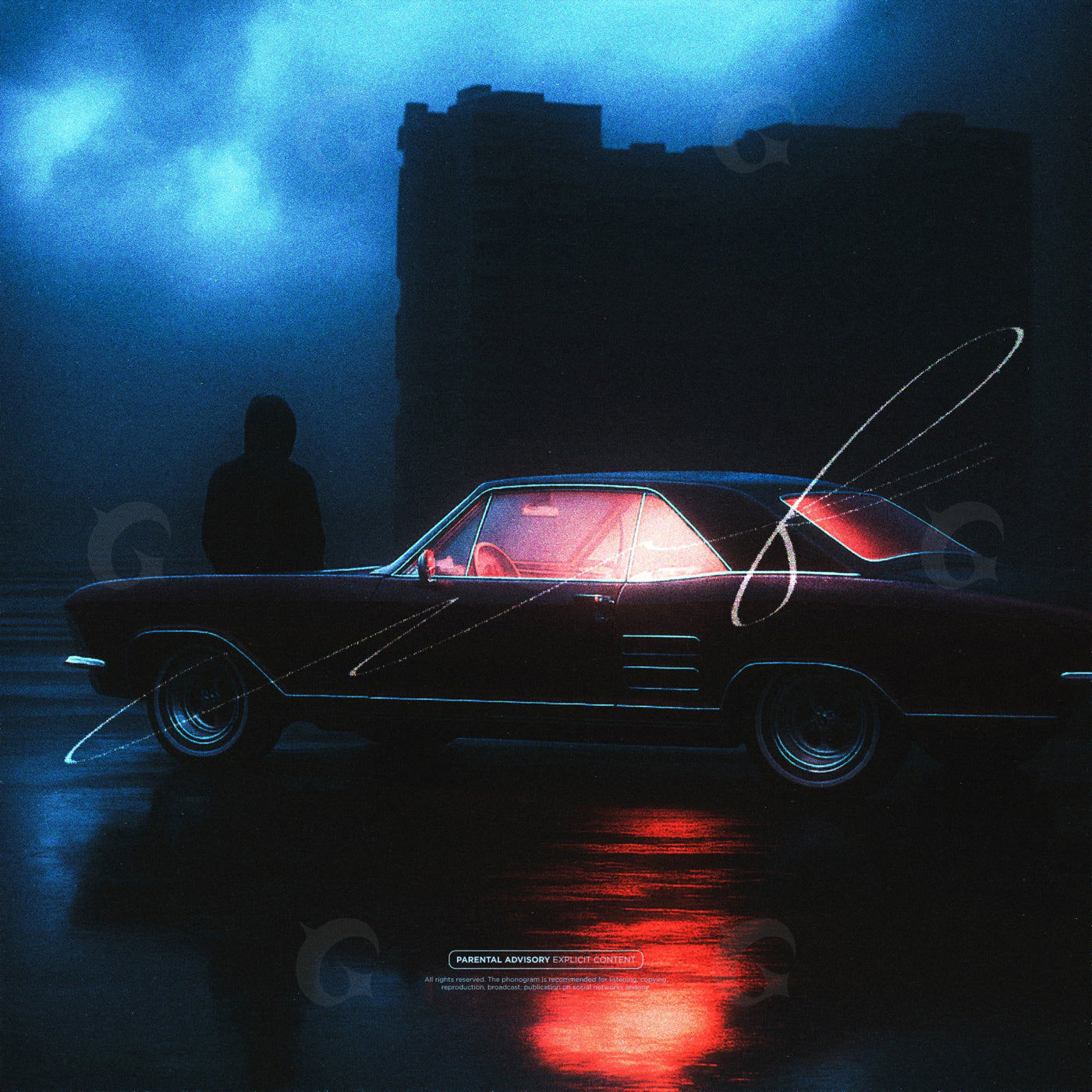 Midnight highway ghost