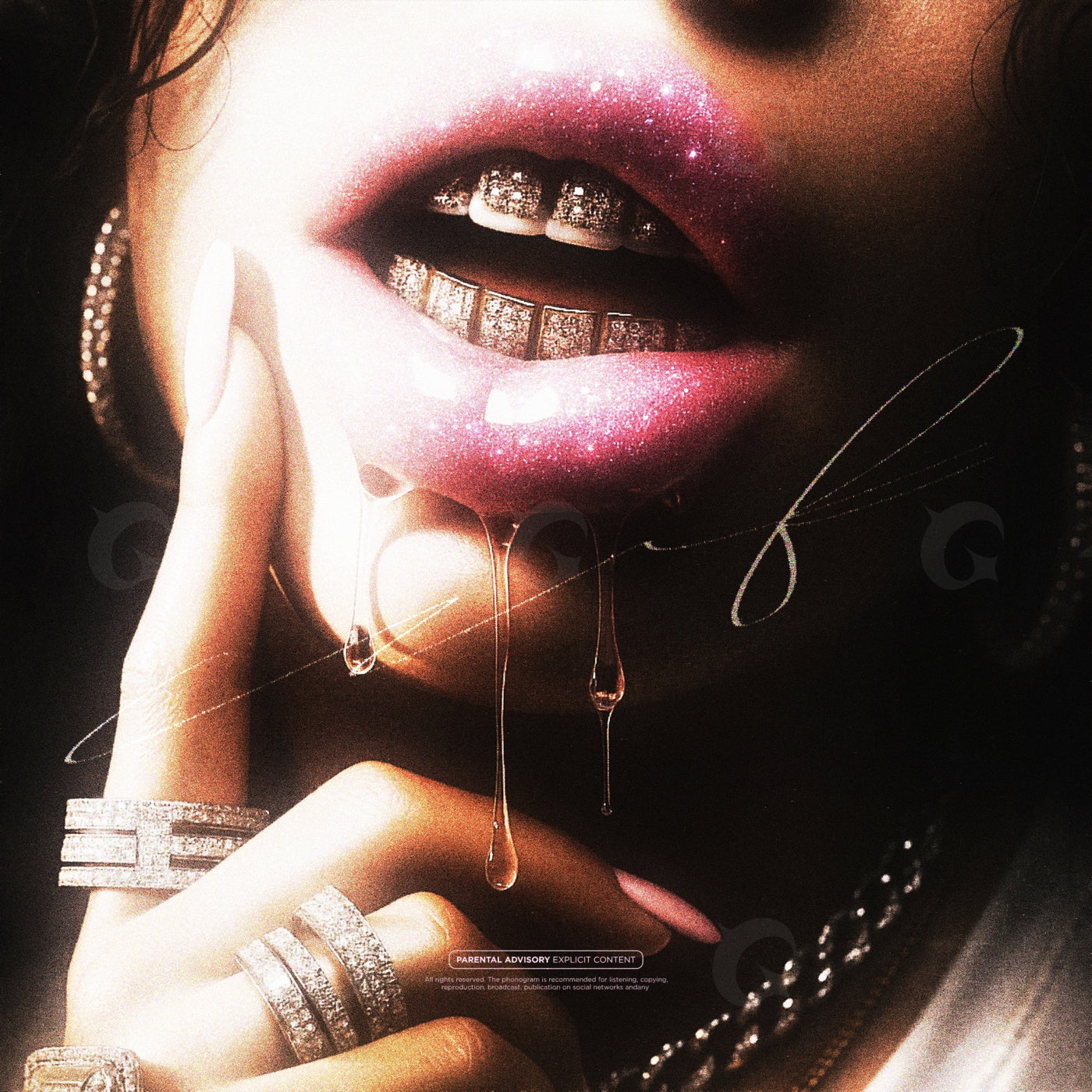Glistening drip lips
