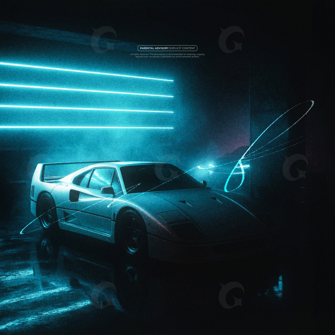 Midnight neon racer