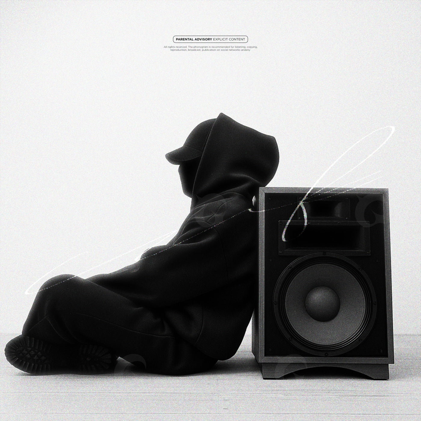 Hooded beside speaker