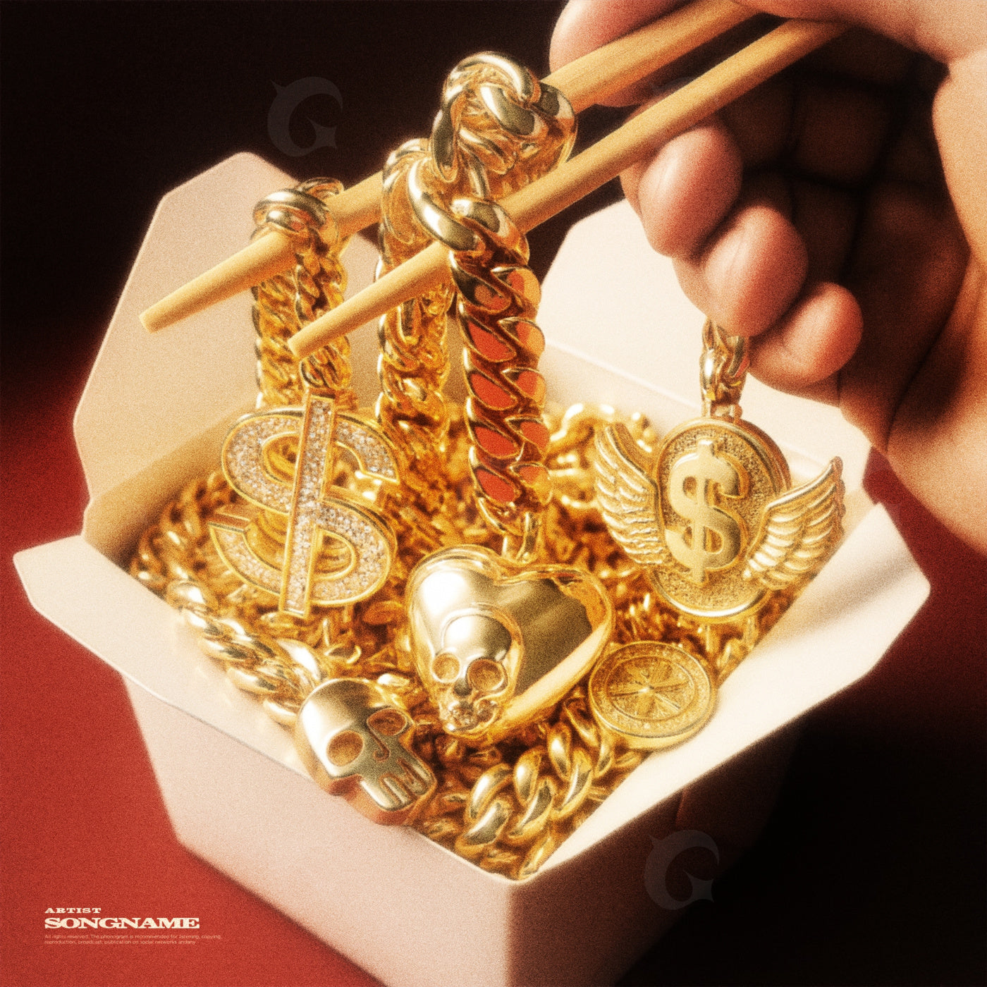 Golden takeout treasures