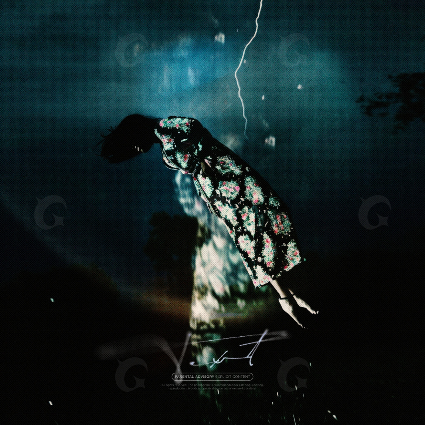 Levitating woman storm