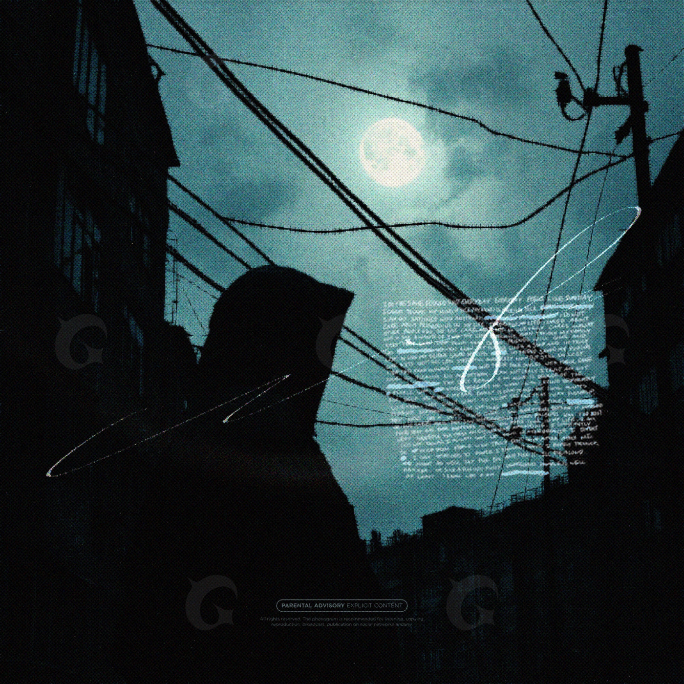 Midnight hooded silhouette