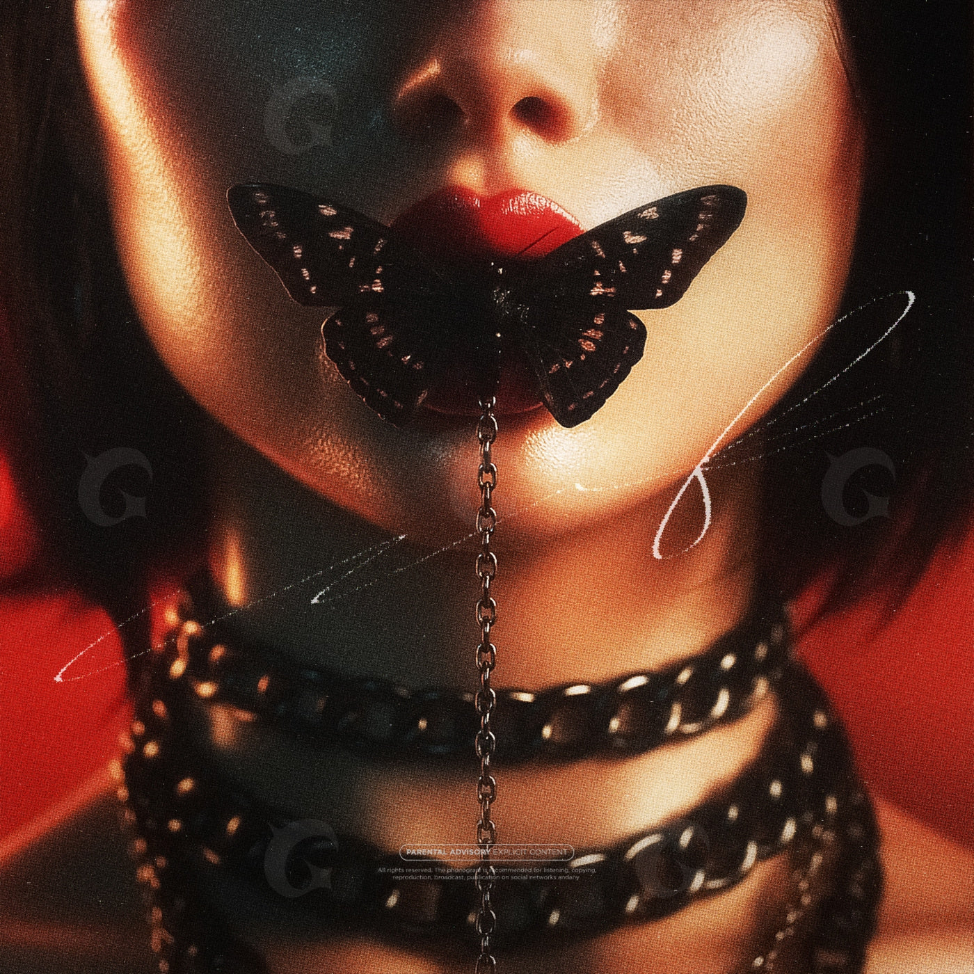 Butterfly chain kiss