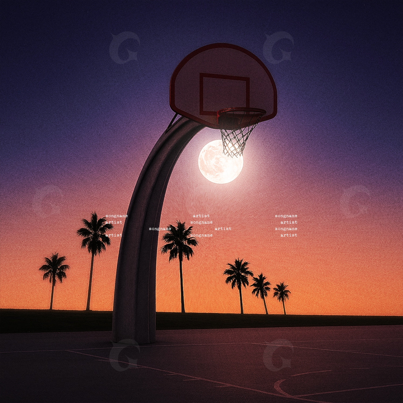 Moonlit court dreams