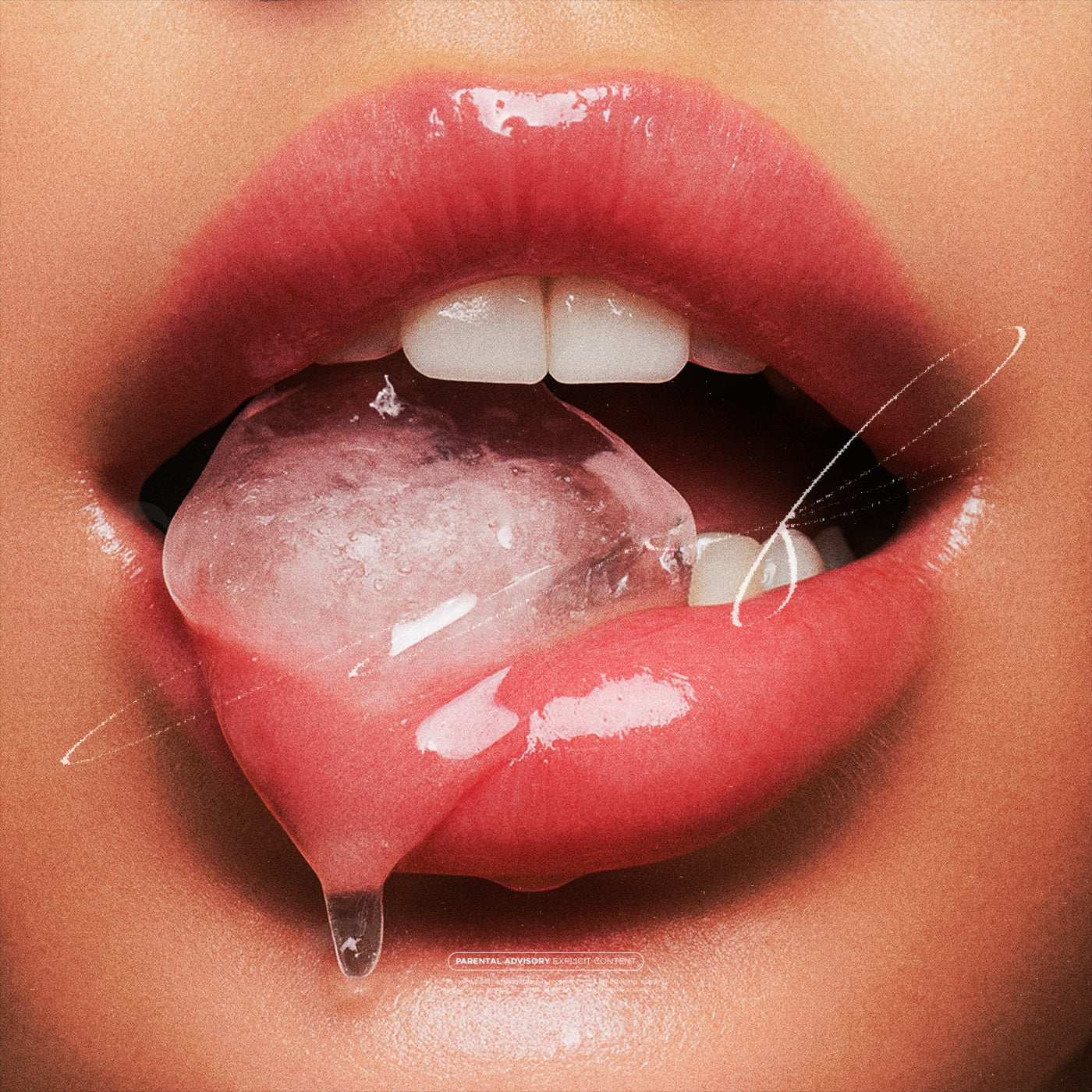 Frozen tongue kiss