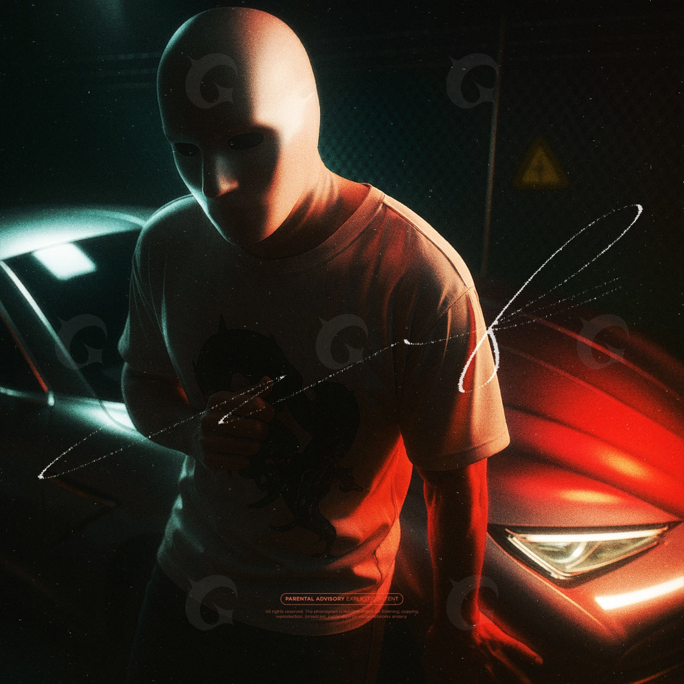 Masked night driver