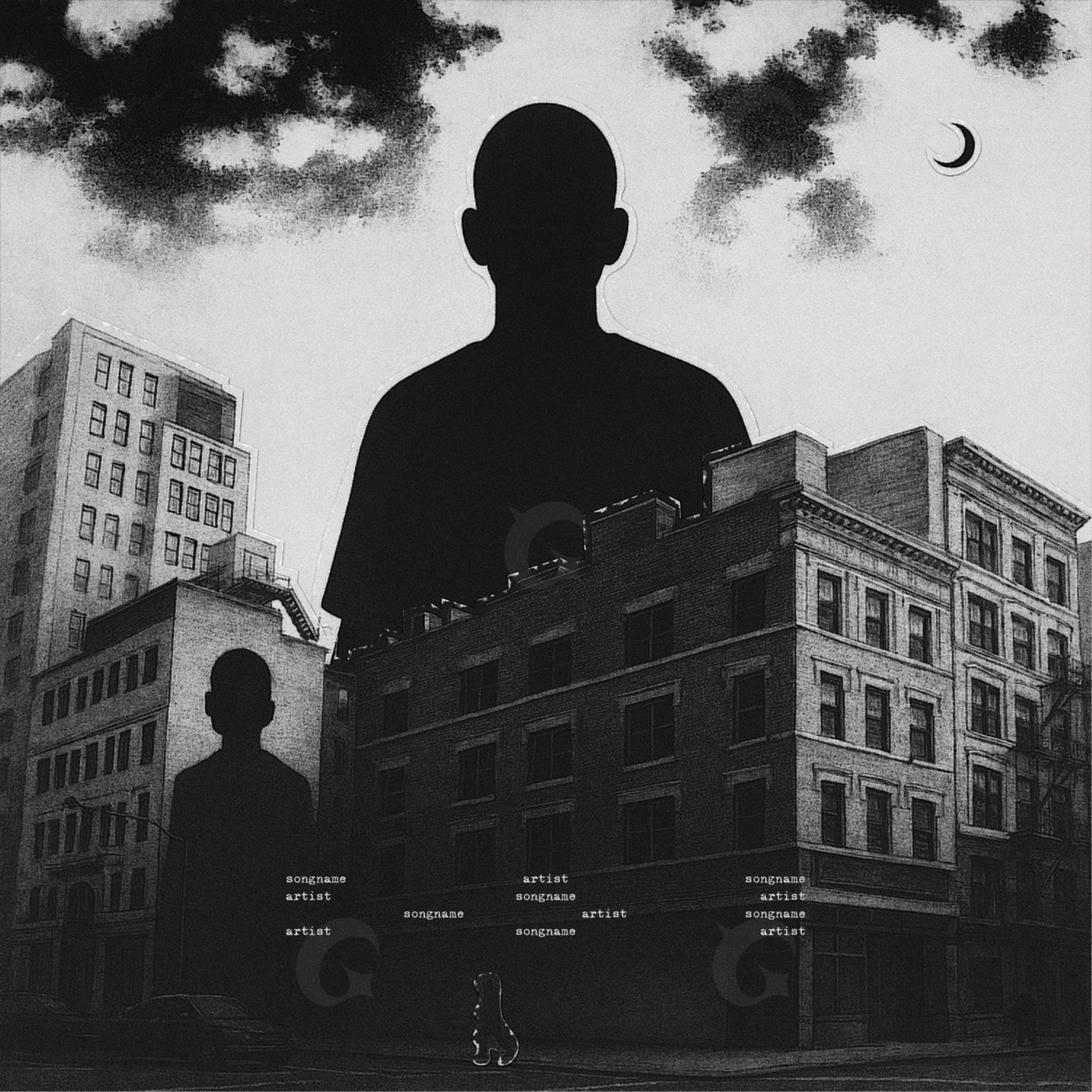 Shadows over buildings
