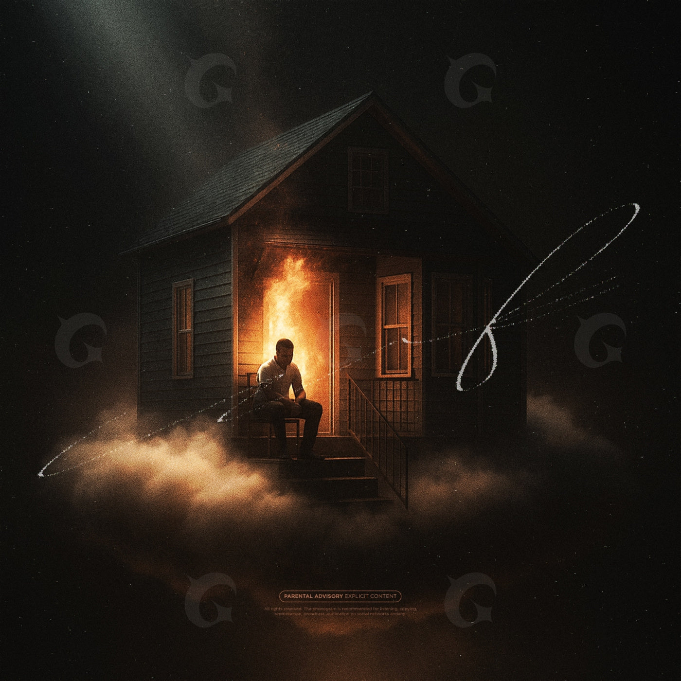 Porch fire solitude