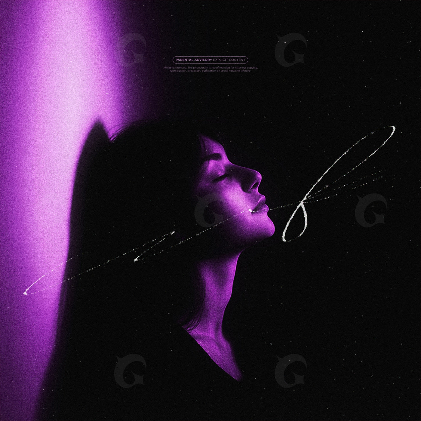 Midnight face silhouette