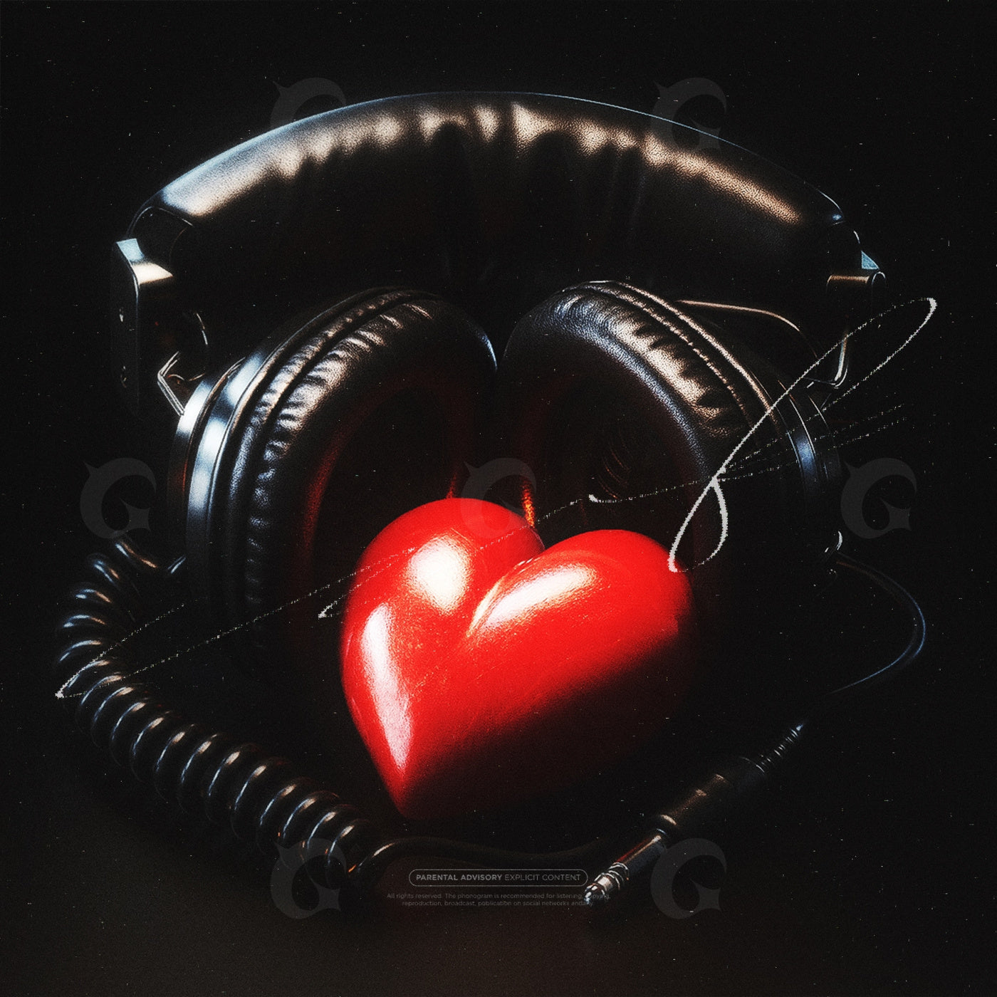 Headphone heartbeat mix