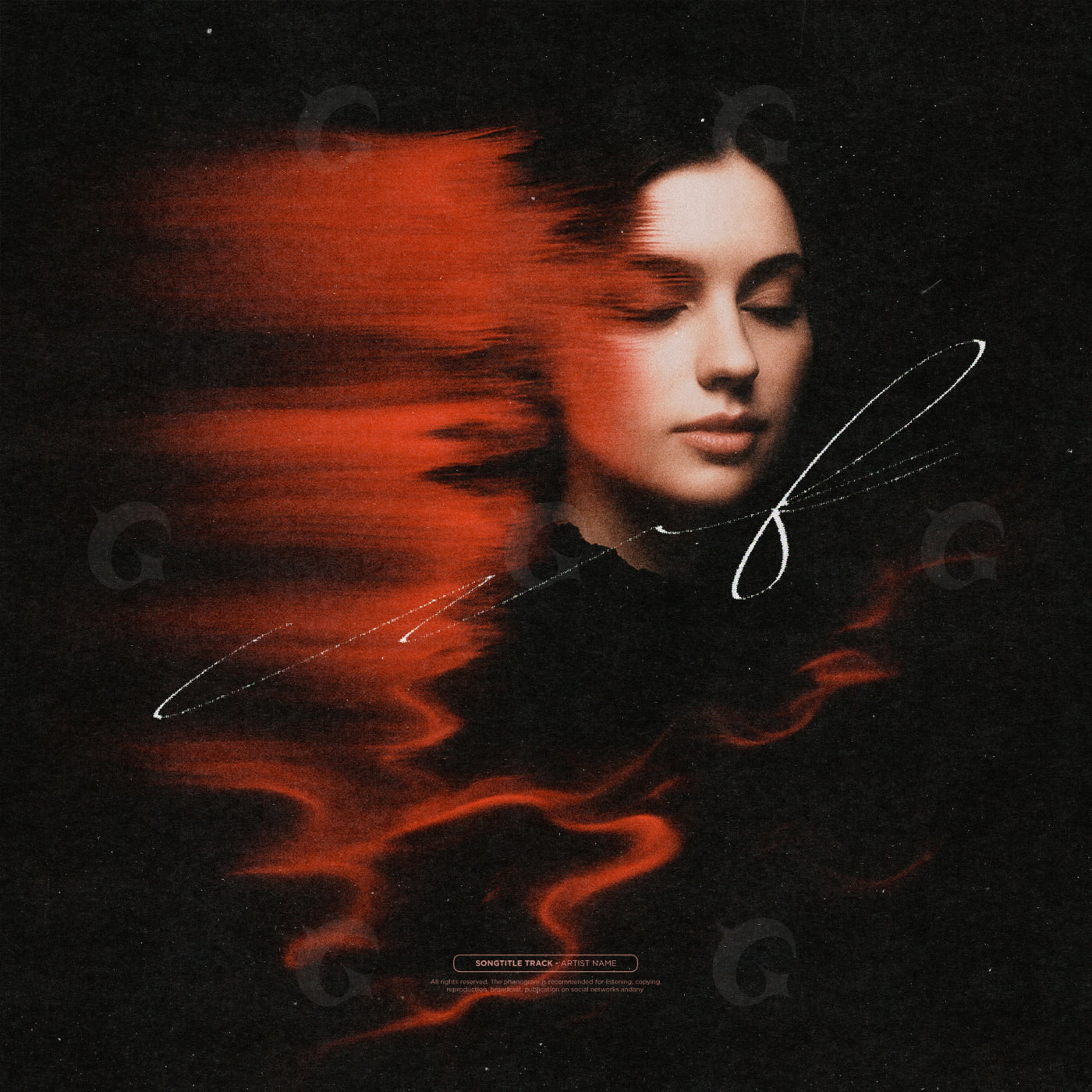 Silent flame portrait