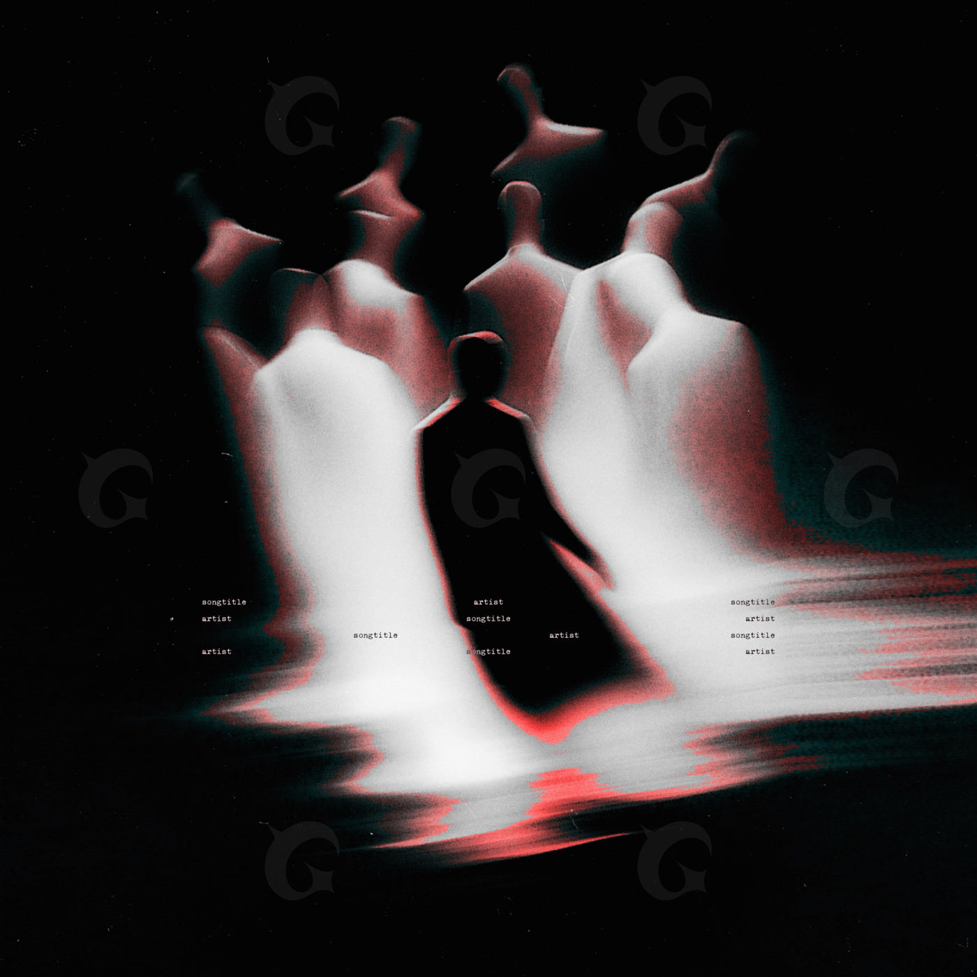 Shadows among figures