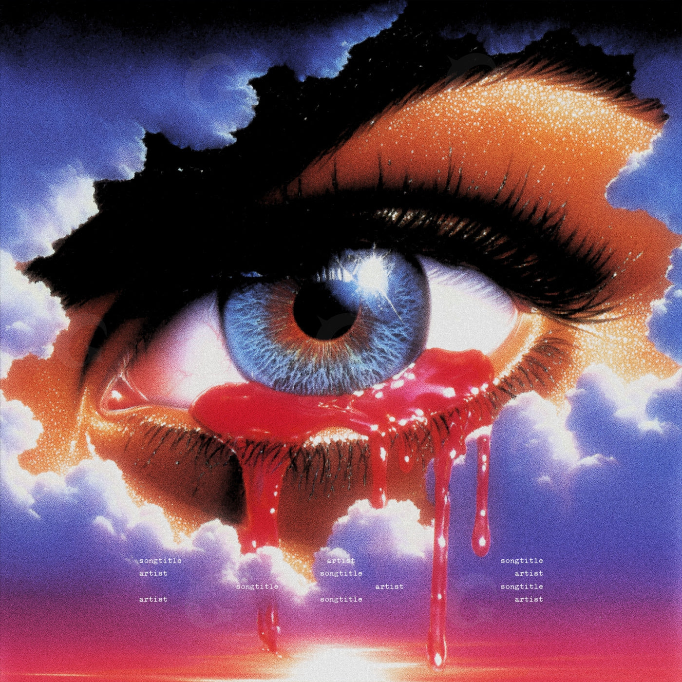 Sky pierced eye