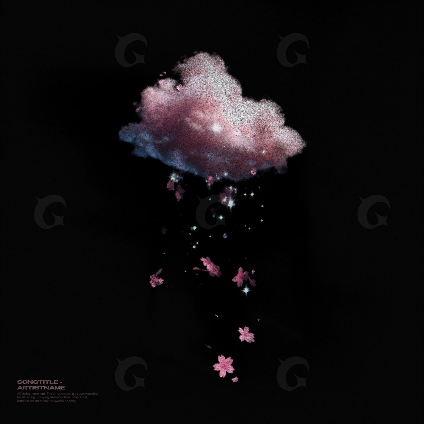 Clouds and petals